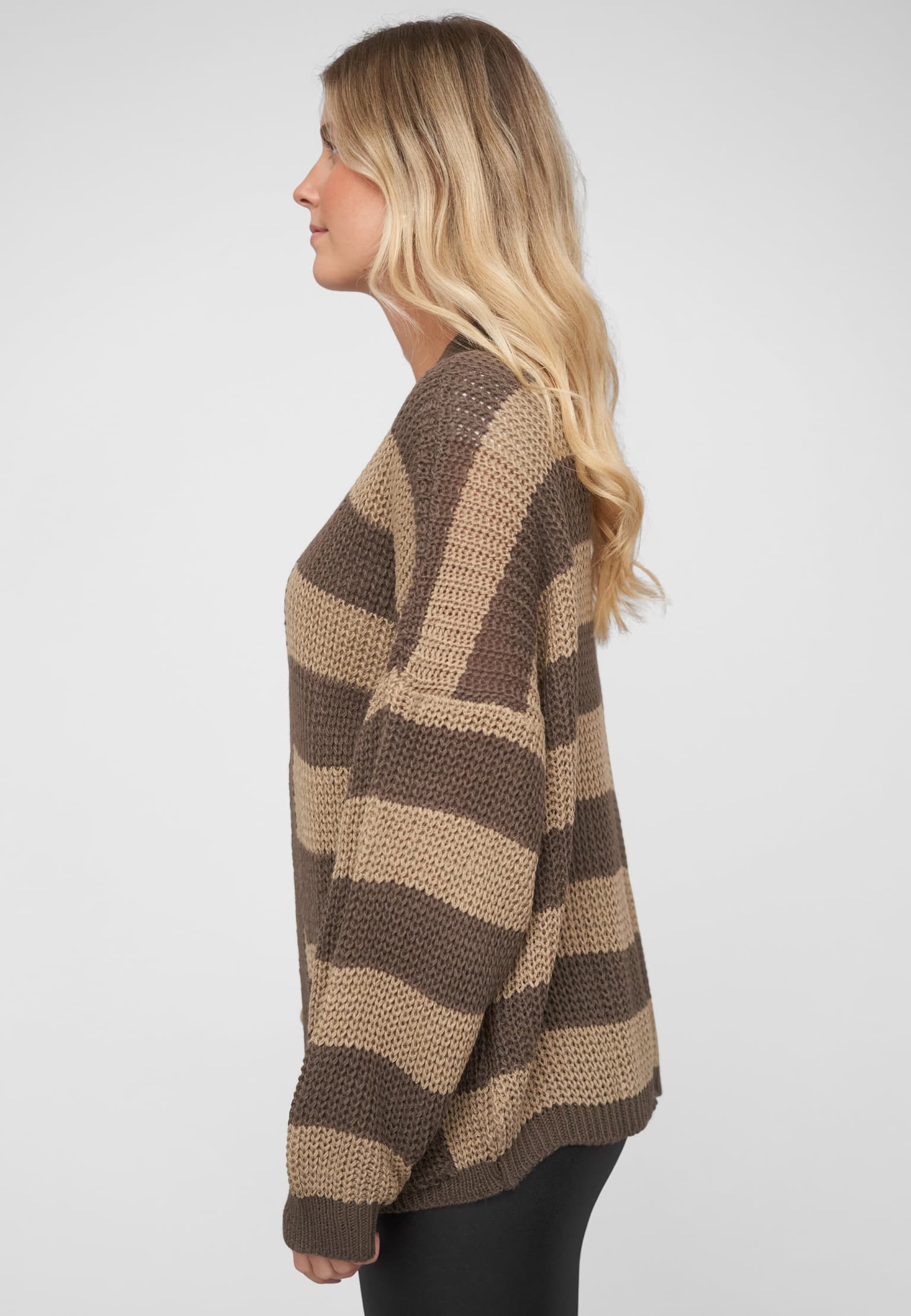 Cloud5ive Knit Cardigan with stripes – Bild 3