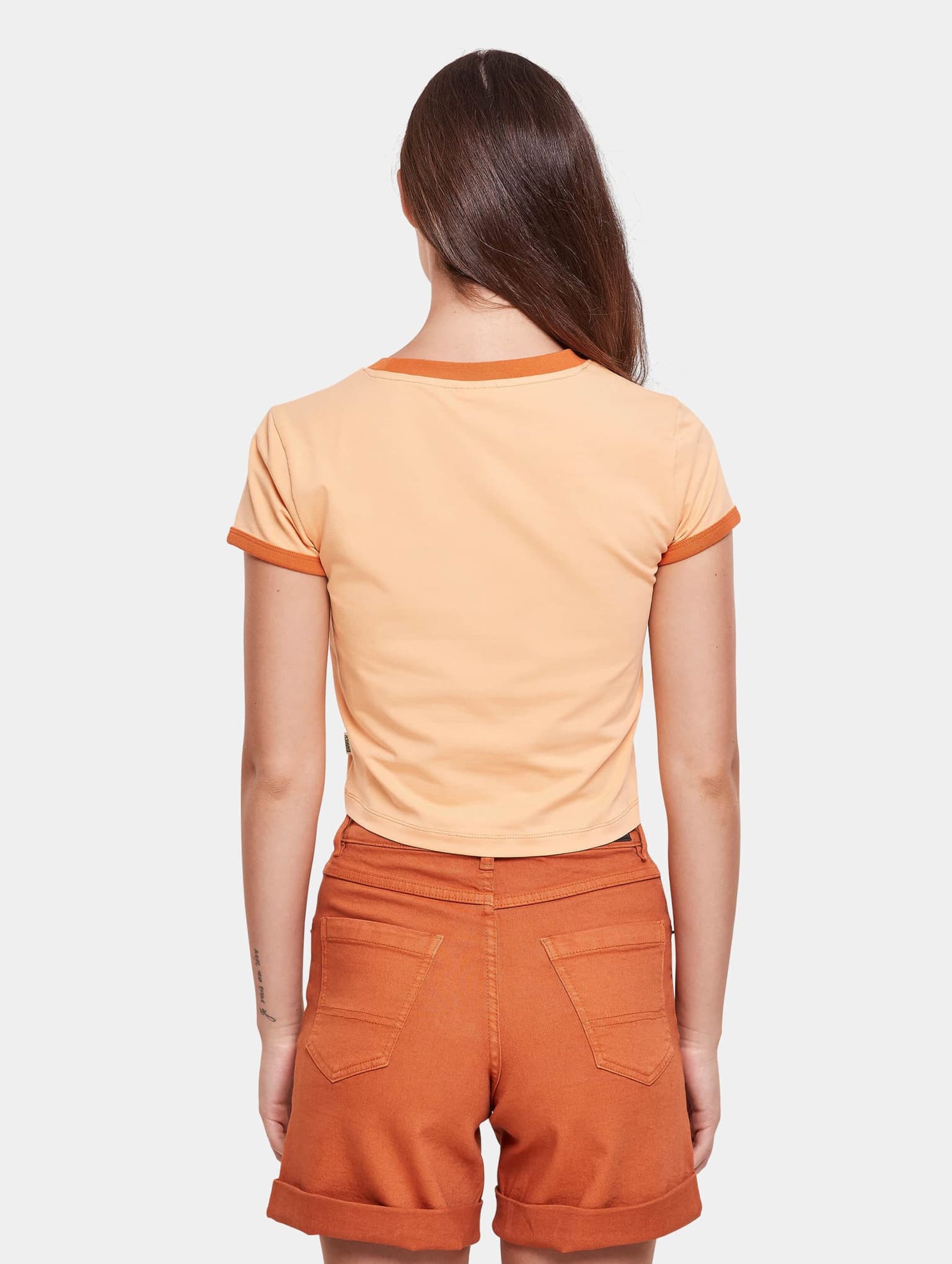 Urban Classics Ladies Stretch Jersey Cropped Tee – Bild 2