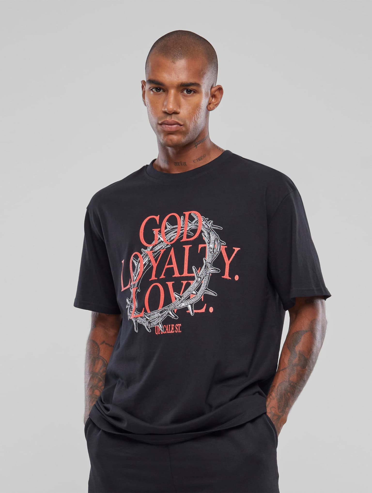 Mister Tee Upscale God Loyalty Love Oversize