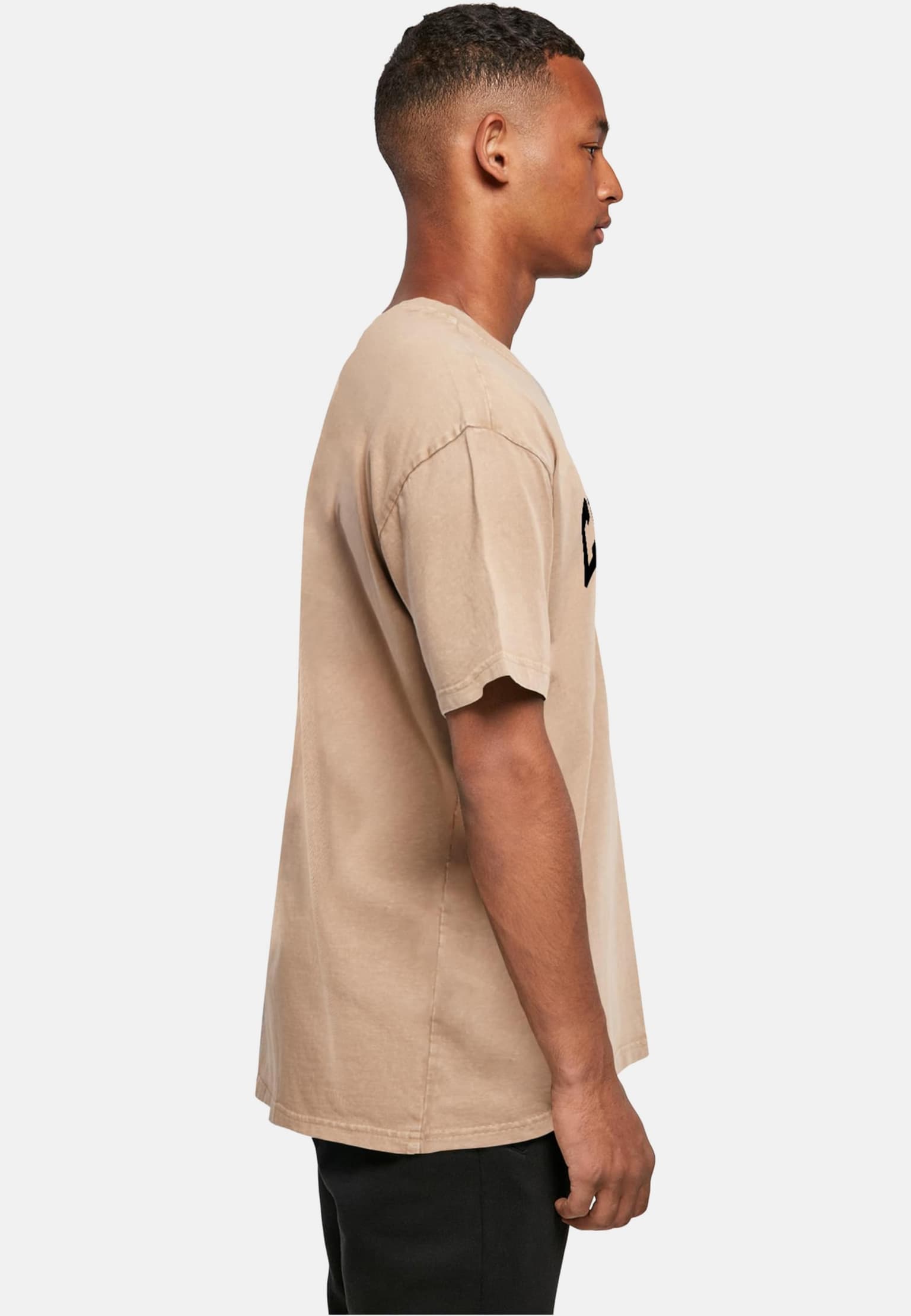 Merchcode Chicago Wording - Acid Washed Oversize Tee – Bild 4