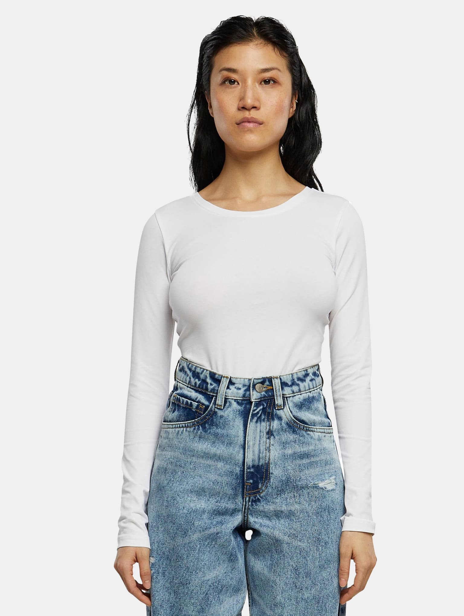 Urban Classics Ladies Stretch Jersey Longsleeve Body – Bild 3