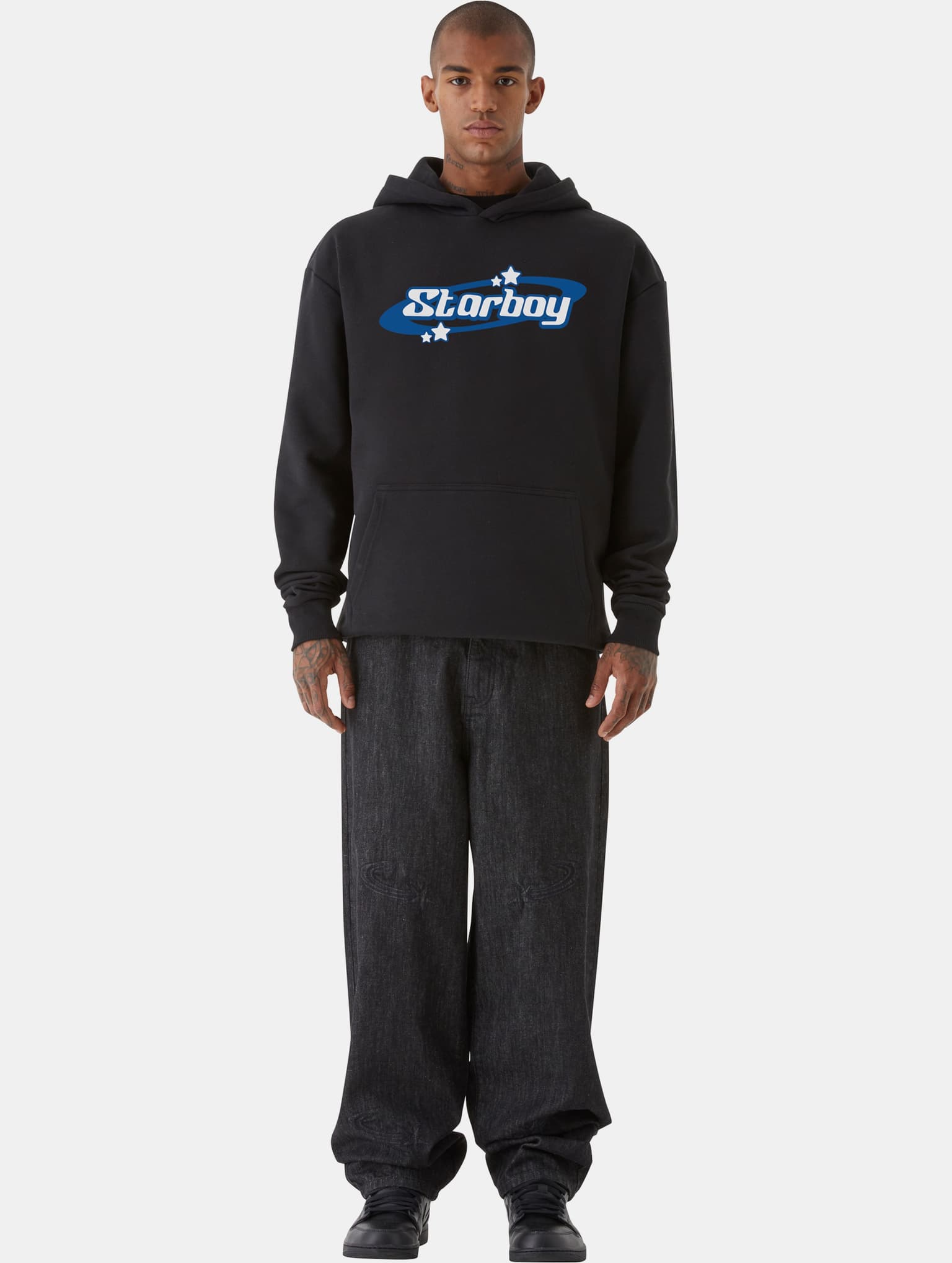 9N1M SENSE STARBOY 2 Black Hoodie – Bild 3