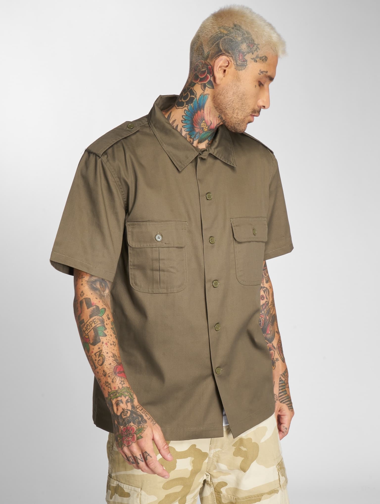 Brandit Short Sleeves US Shirt – Bild 3
