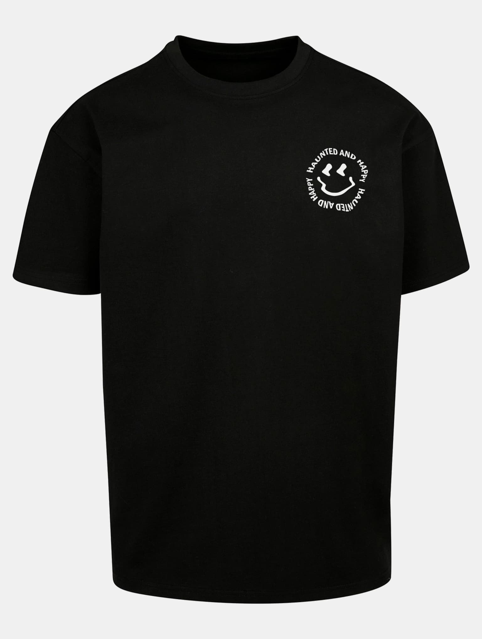 Merchcode Halloween - Haunted and Happy Tee – Bild 3