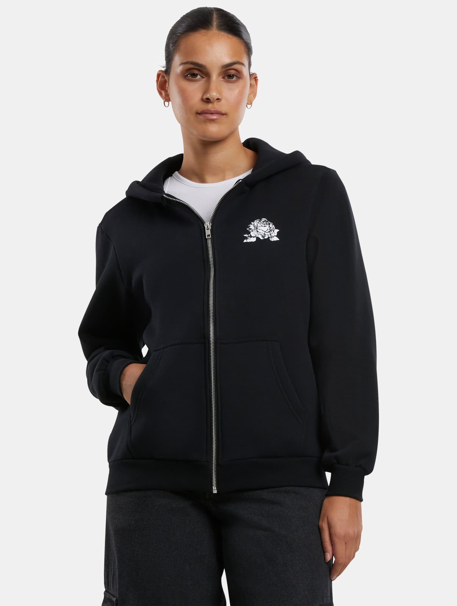 Miss Tee Romantic Dreamers Ladies Fluffy Zip Hoody