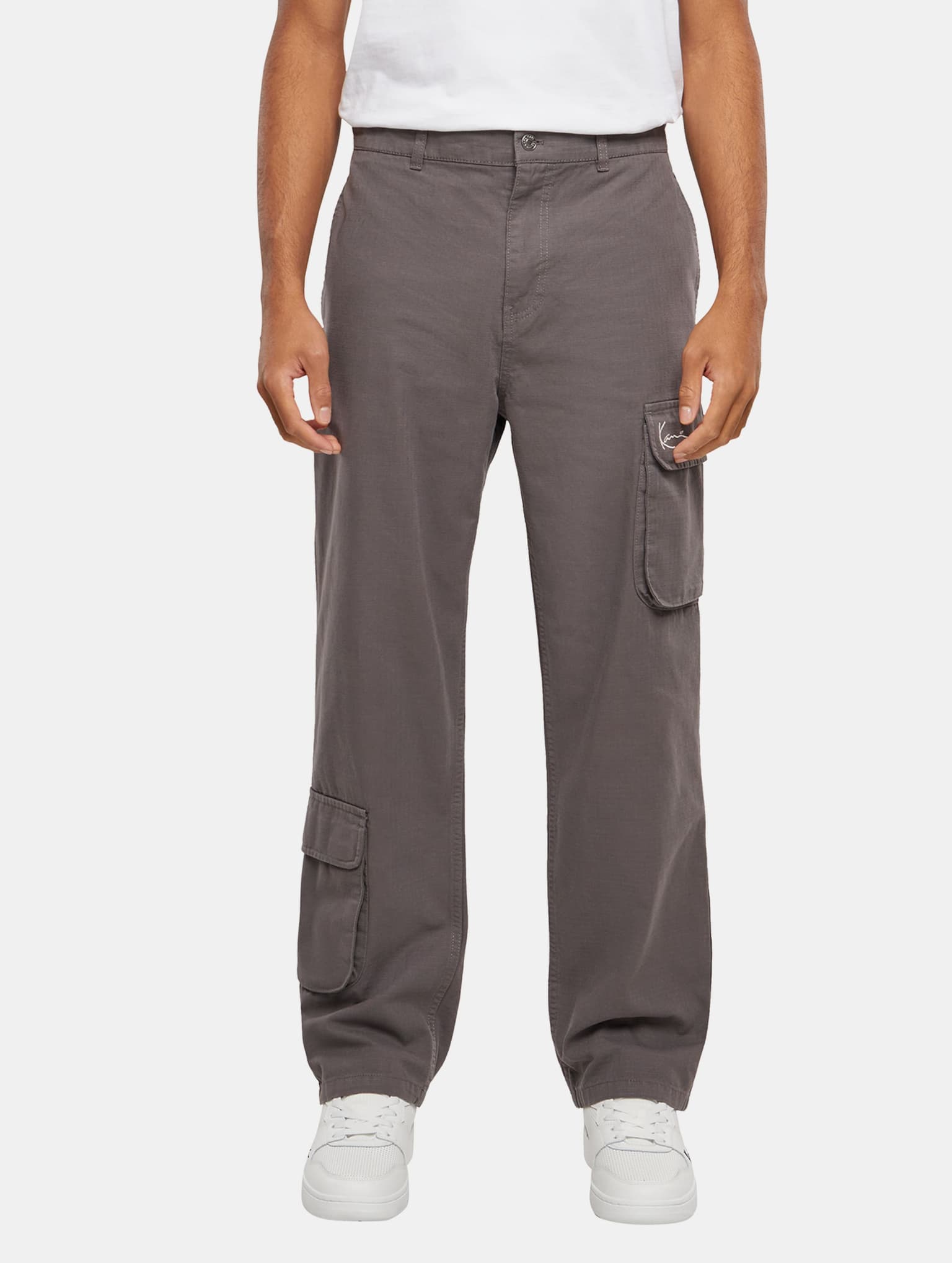 KM241-082-3 Karl Kani Small Signature Washed Ribstop Cargo Pants