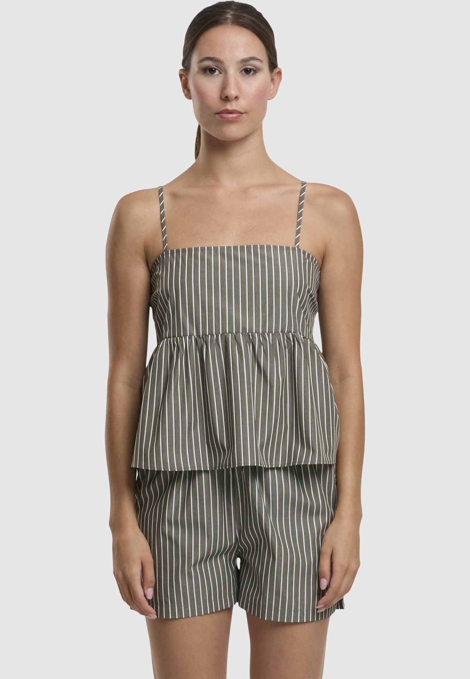 Urban Classics Ladies Striped Cotton Cami Top – Bild 3