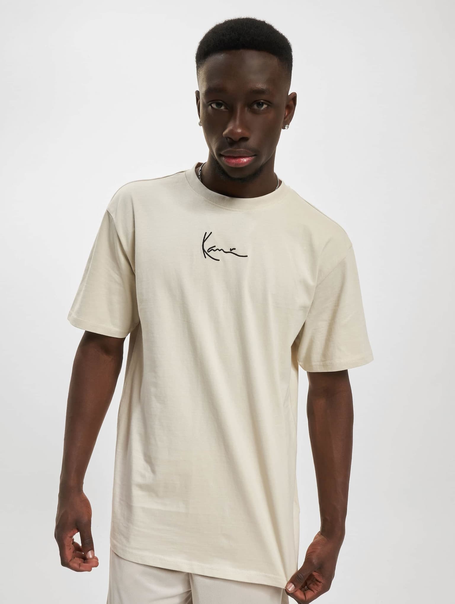 Karl Kani KM-TE011-023-18 KK Small Signature Essential Tee light sand