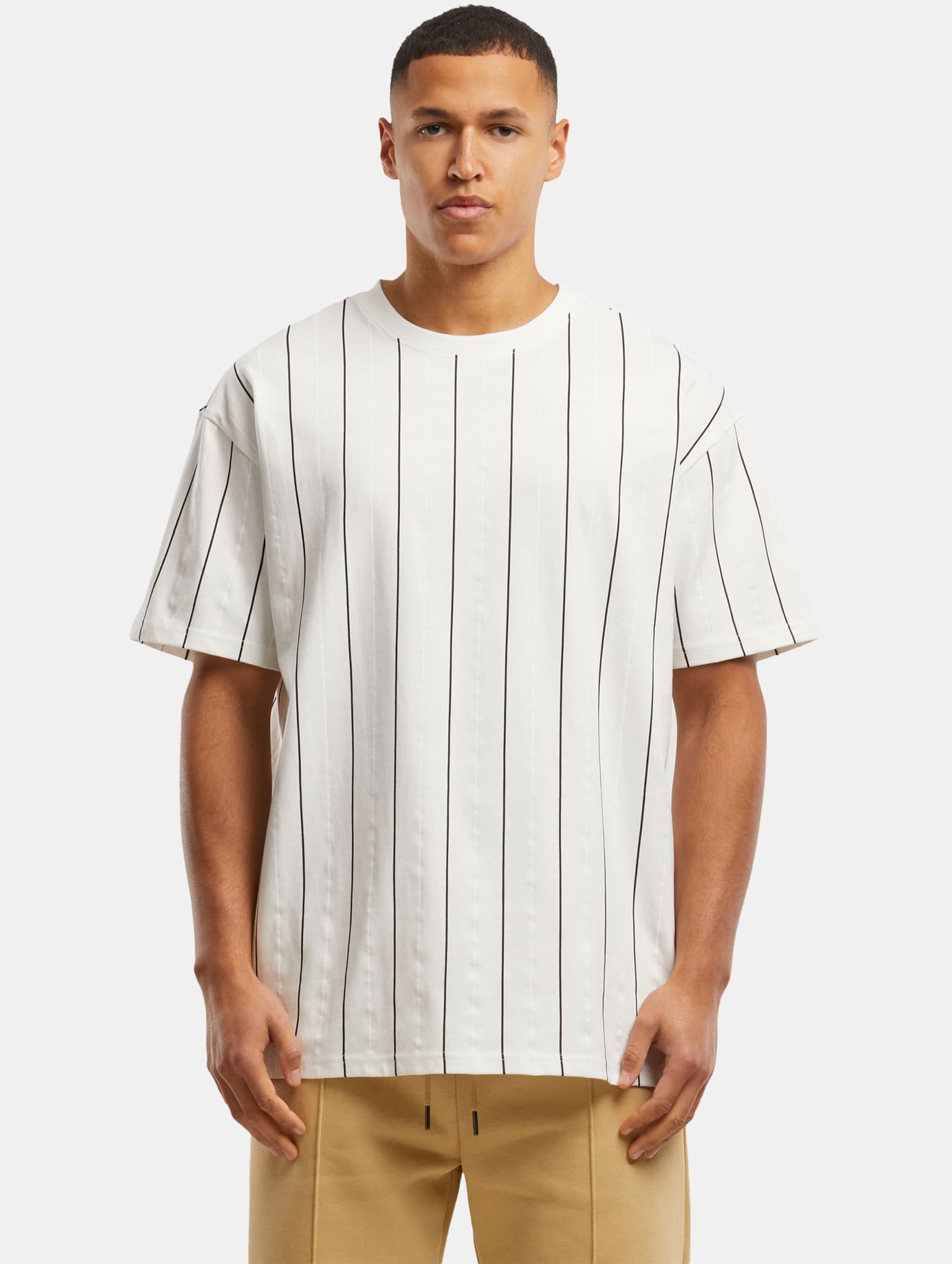 Urban Classics Printed Pinstripe Tee – Bild 3