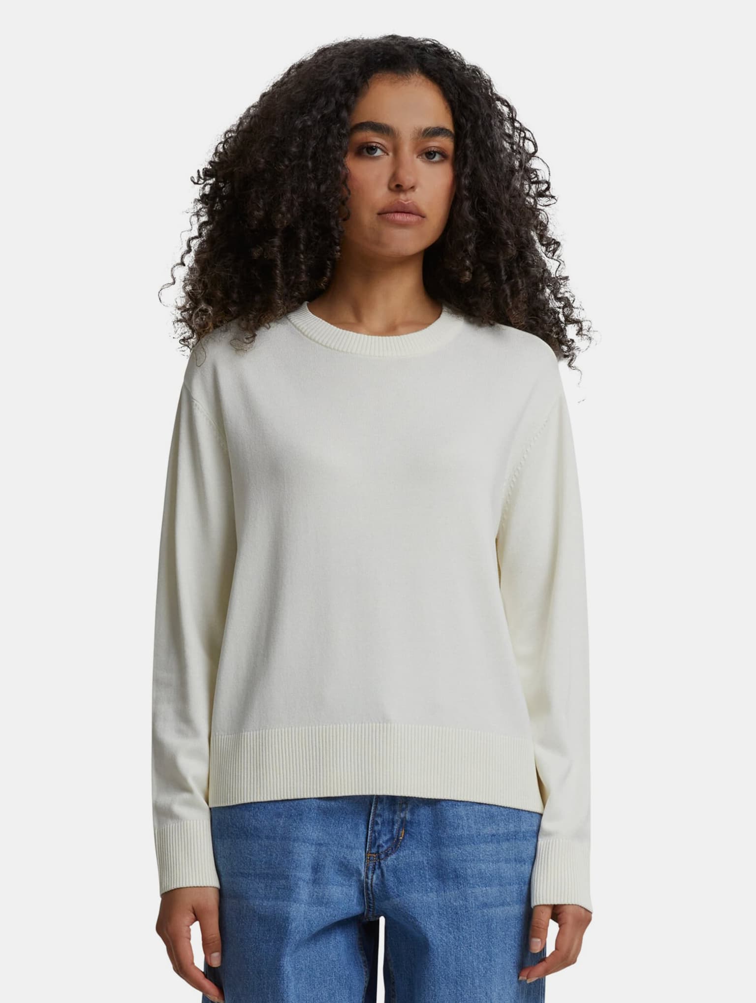 Urban Classics Ladies Knitted Roundneck Sweater – Bild 3