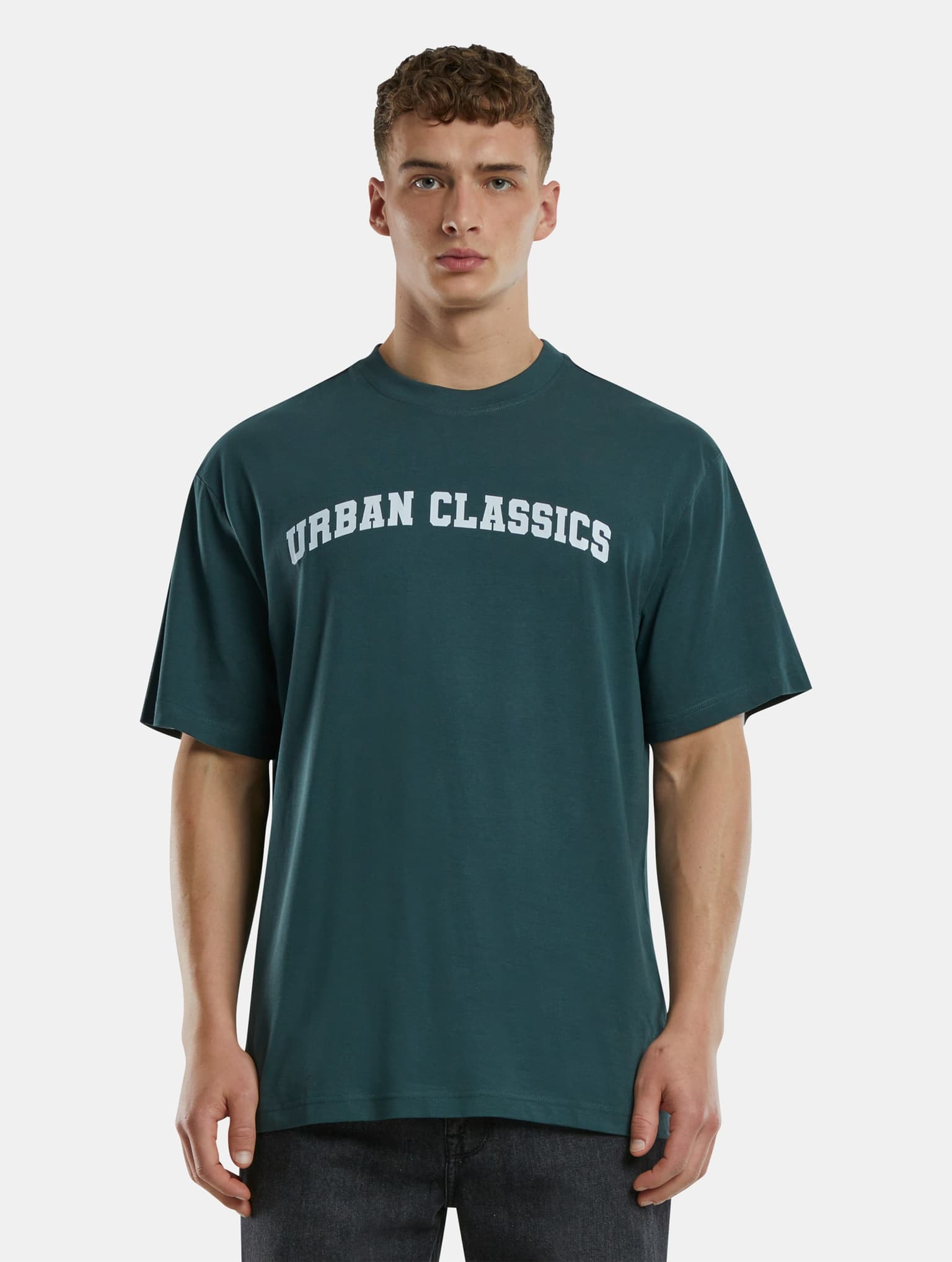 Urban Classics UC College Logo Tall T-Shirt – Bild 3