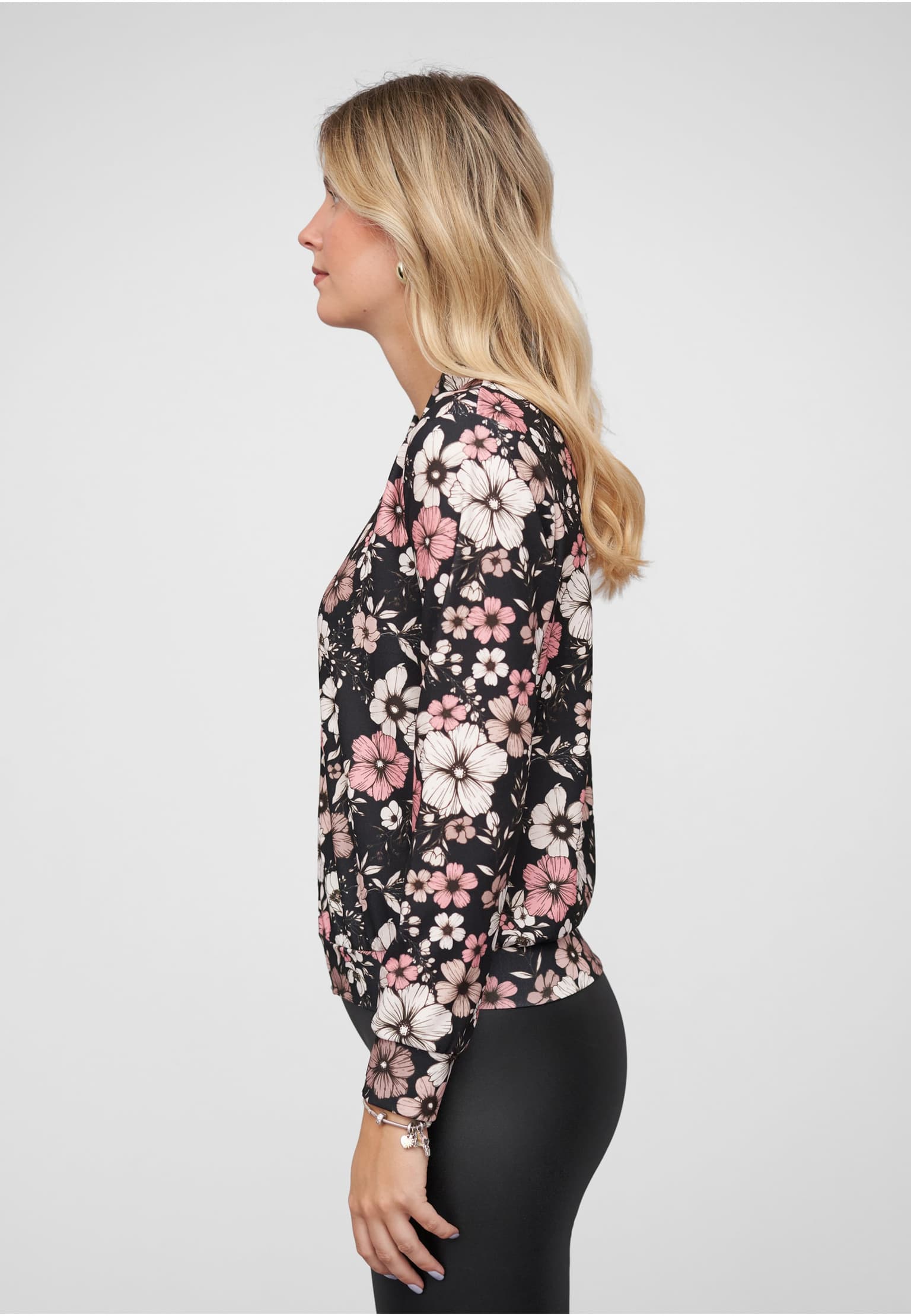 Cloud5ive Blouson with All-Over Flower Print – Bild 3