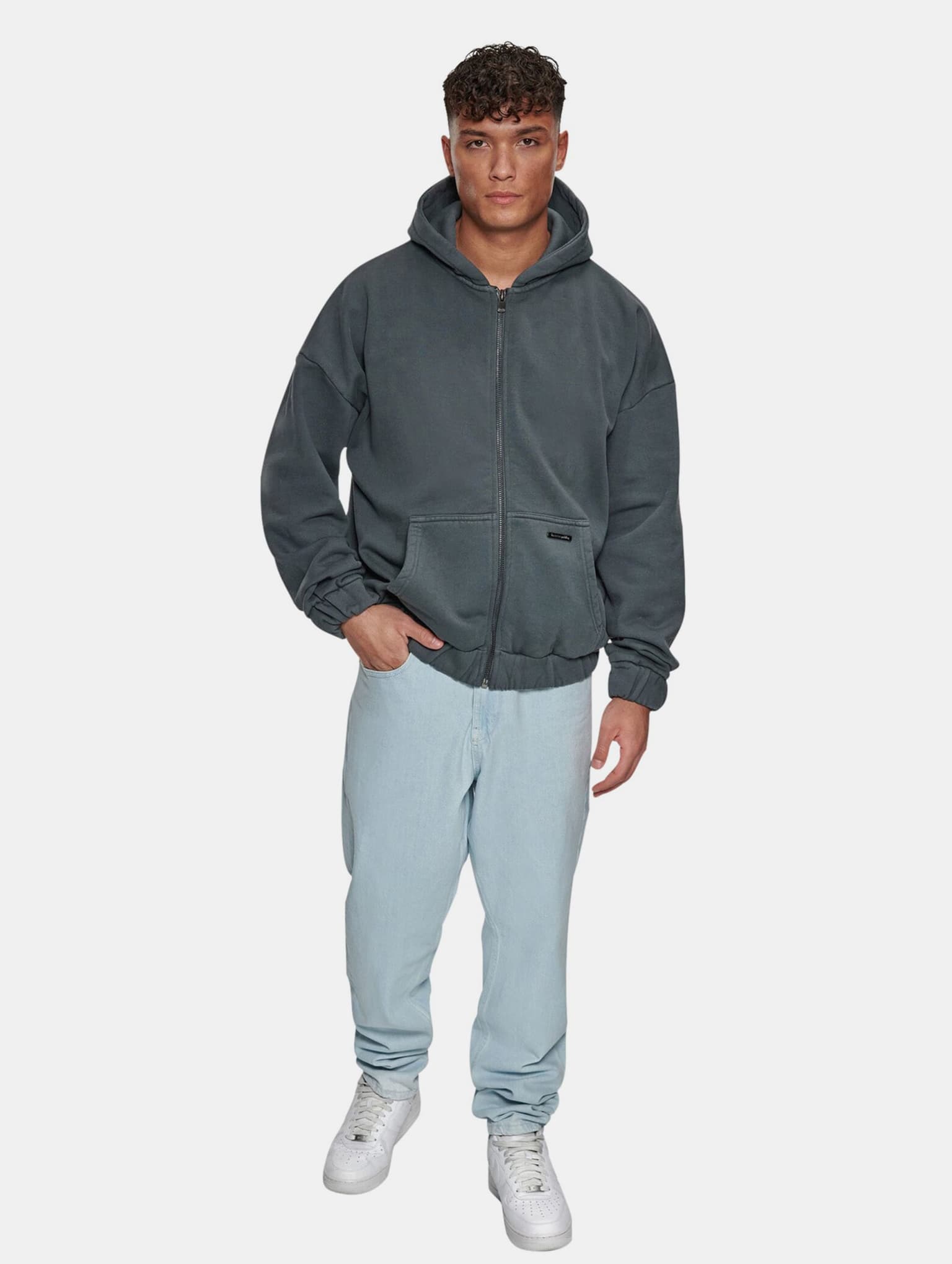 Dropsize Bazix Super Heavy Blank Zip Hoodie – Bild 3