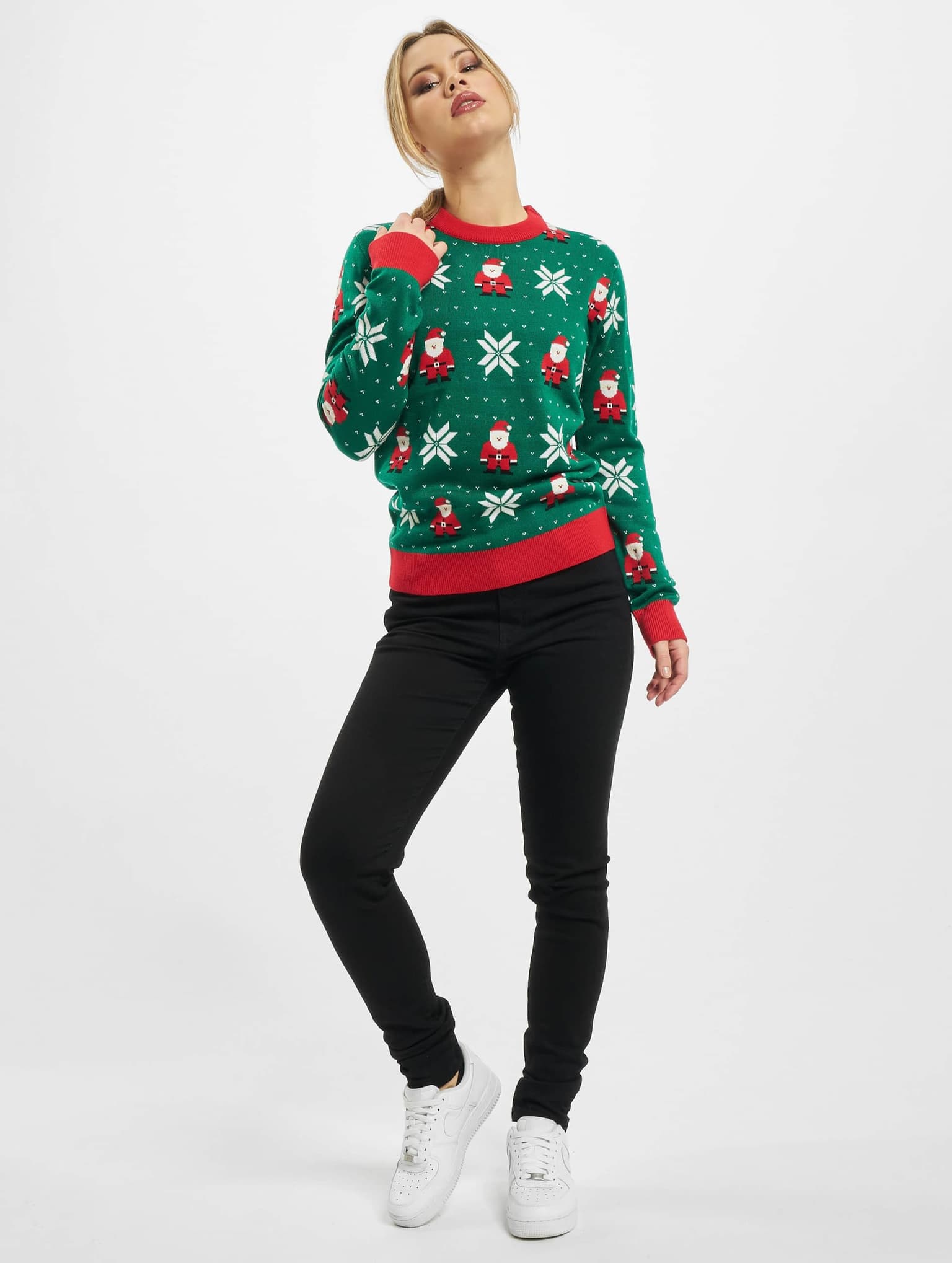 Urban Classics Ladies Santa Christmas Sweater – Bild 4