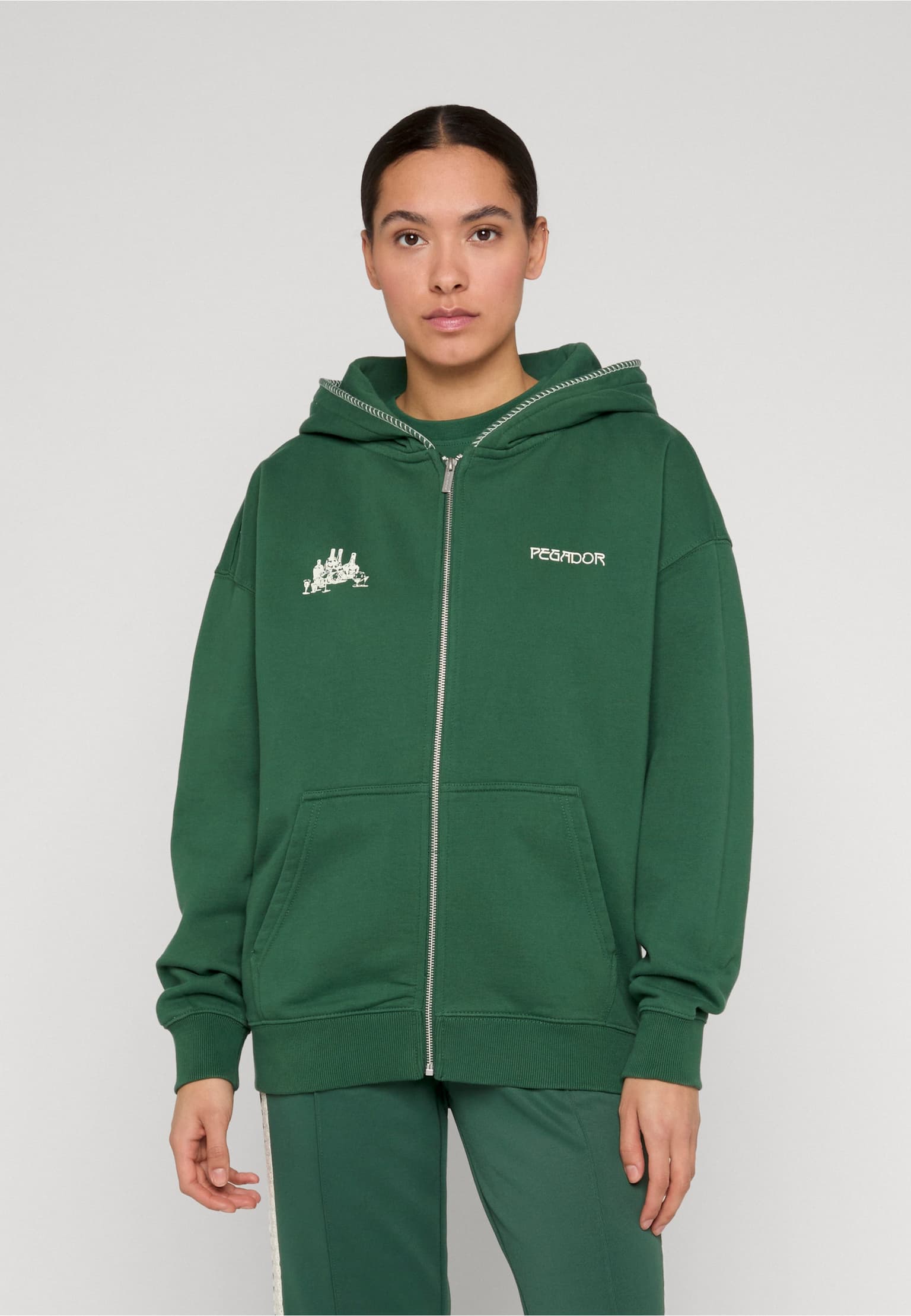 PEGADOR Sigtuna Oversized Sweat Jacket