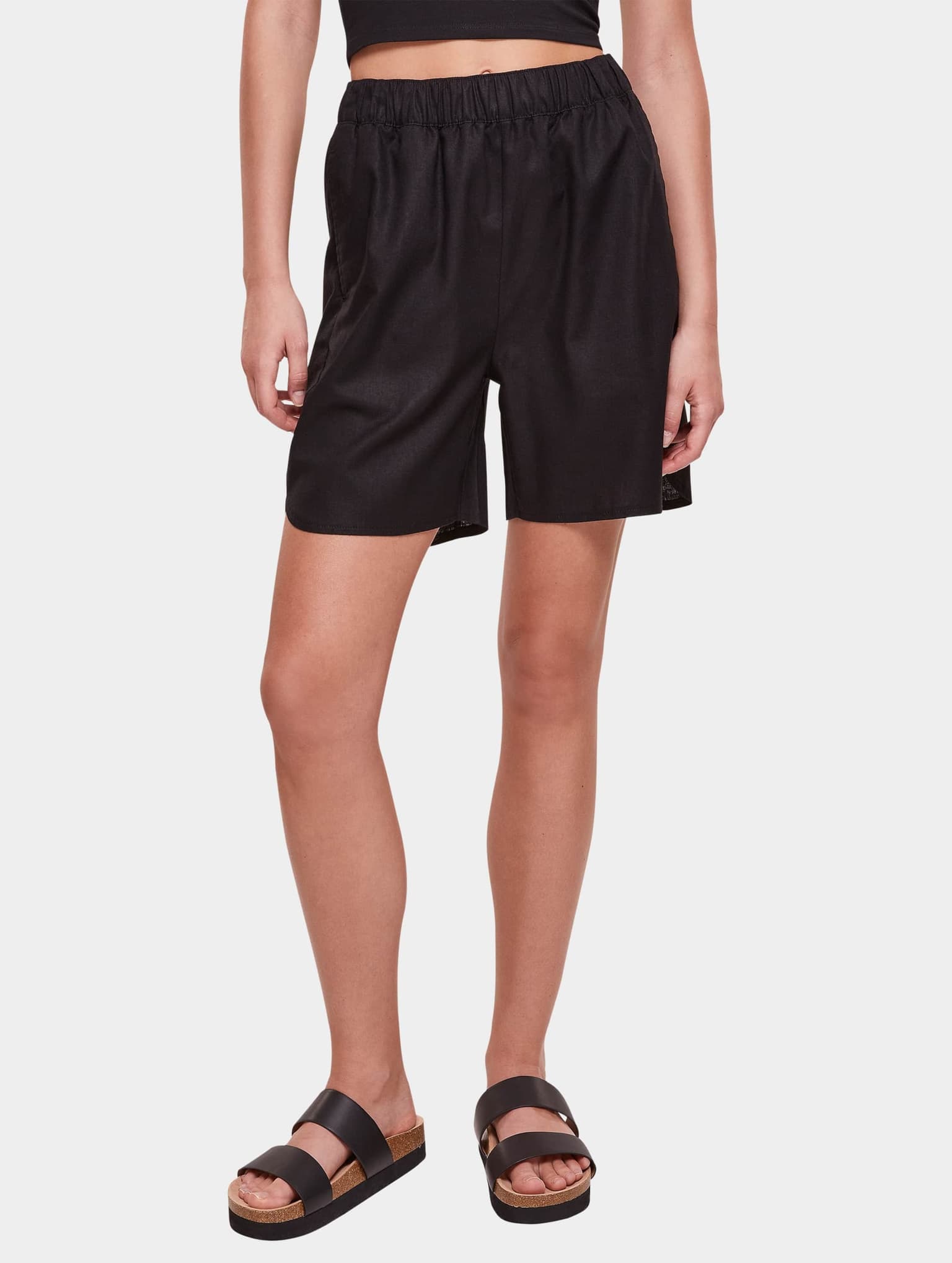 Urban Classics Ladies Linen Mixed Short