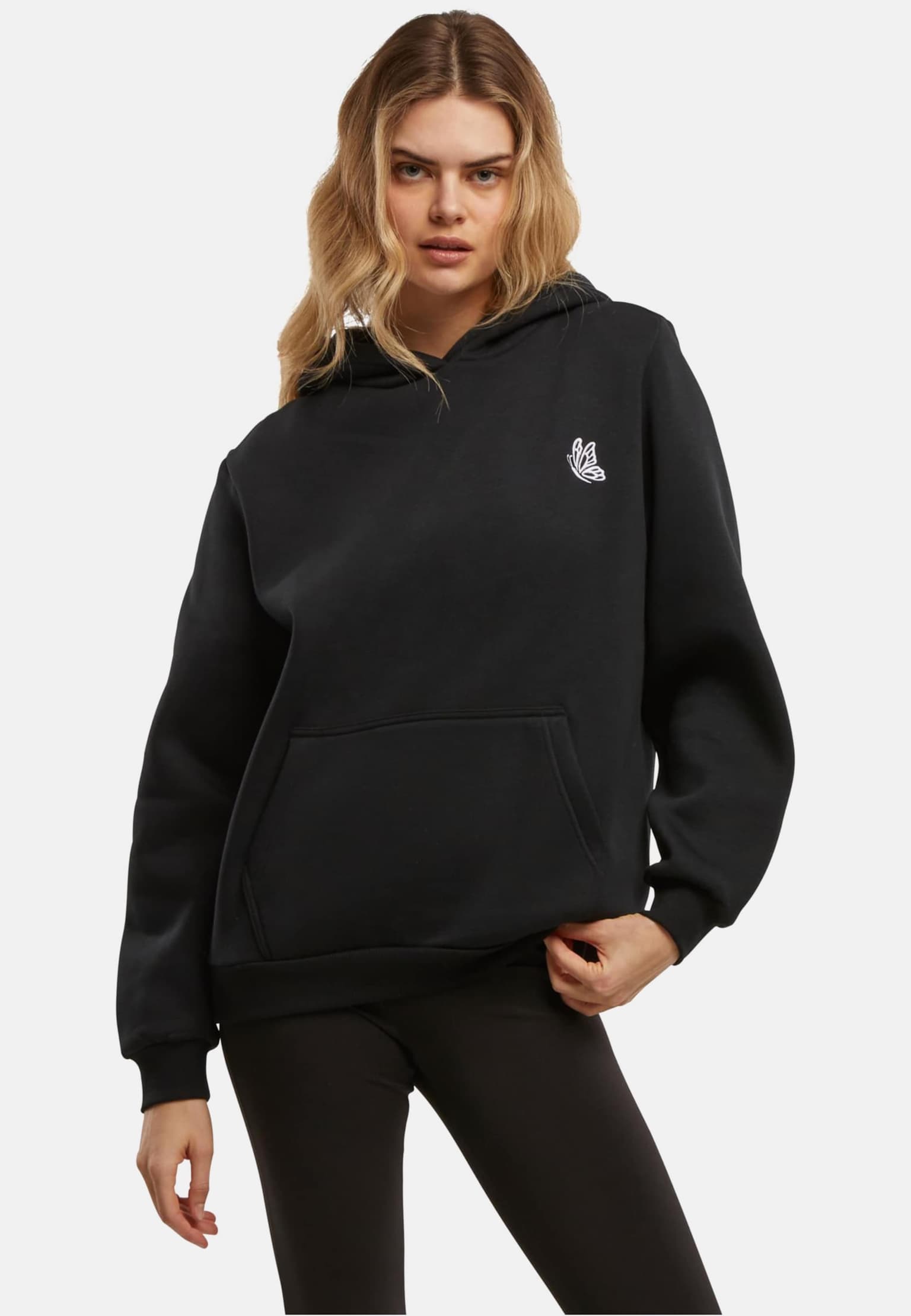 Miss Tee Flying Butterfly EMB Fluffy Hoody