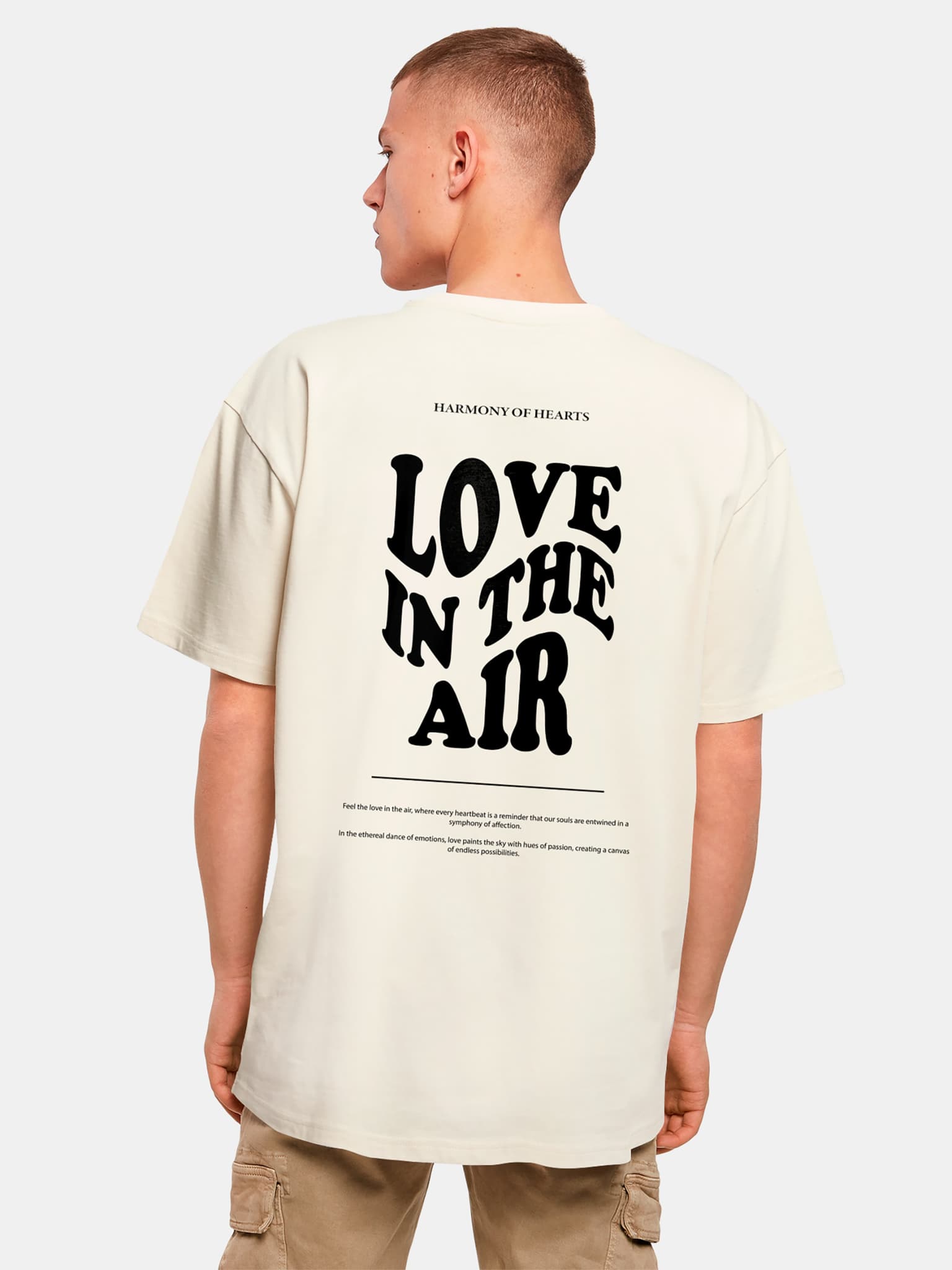 Merchcode Love In The Air Heavy Oversize T-Shirt