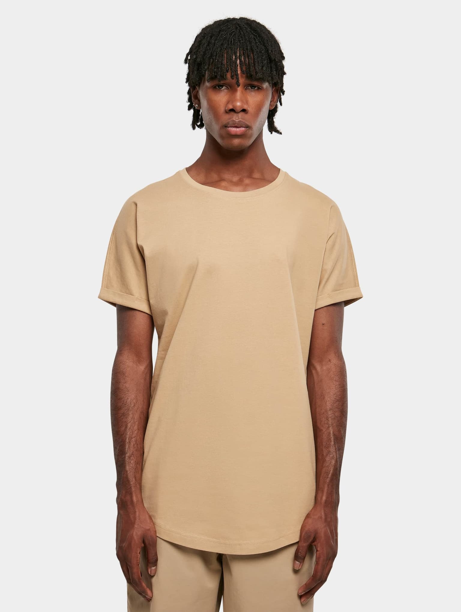 Urban Classics Long Shaped Turnup Tee – Bild 3