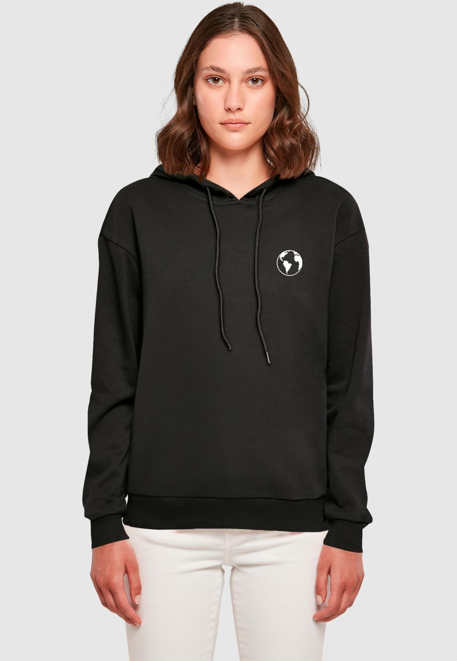 Merchcode Ladies Wording - Explore The World Everyday Hoody