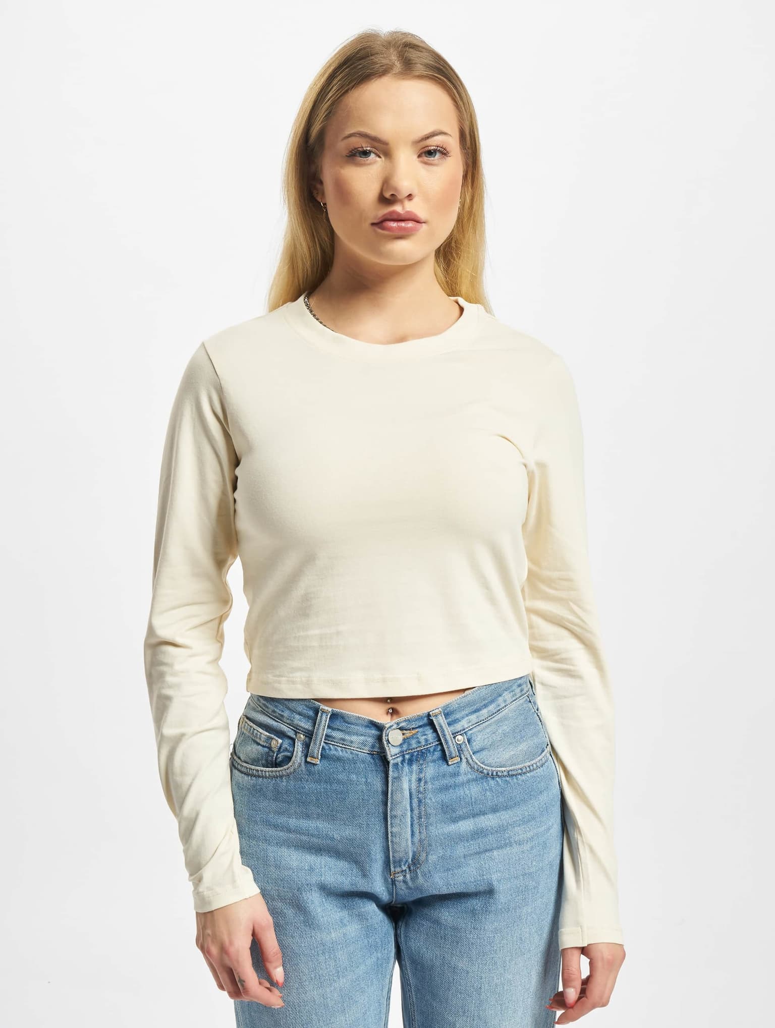 Urban Classics Ladies Essentials Cropped Longsleeve – Bild 3