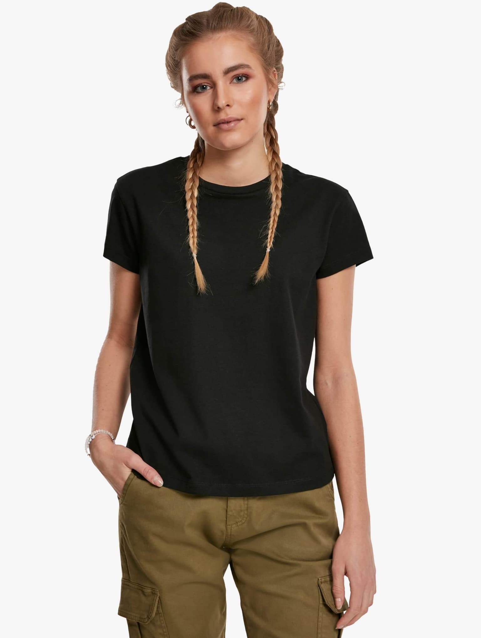 Urban Classics Ladies Basic Box Tee – Bild 3