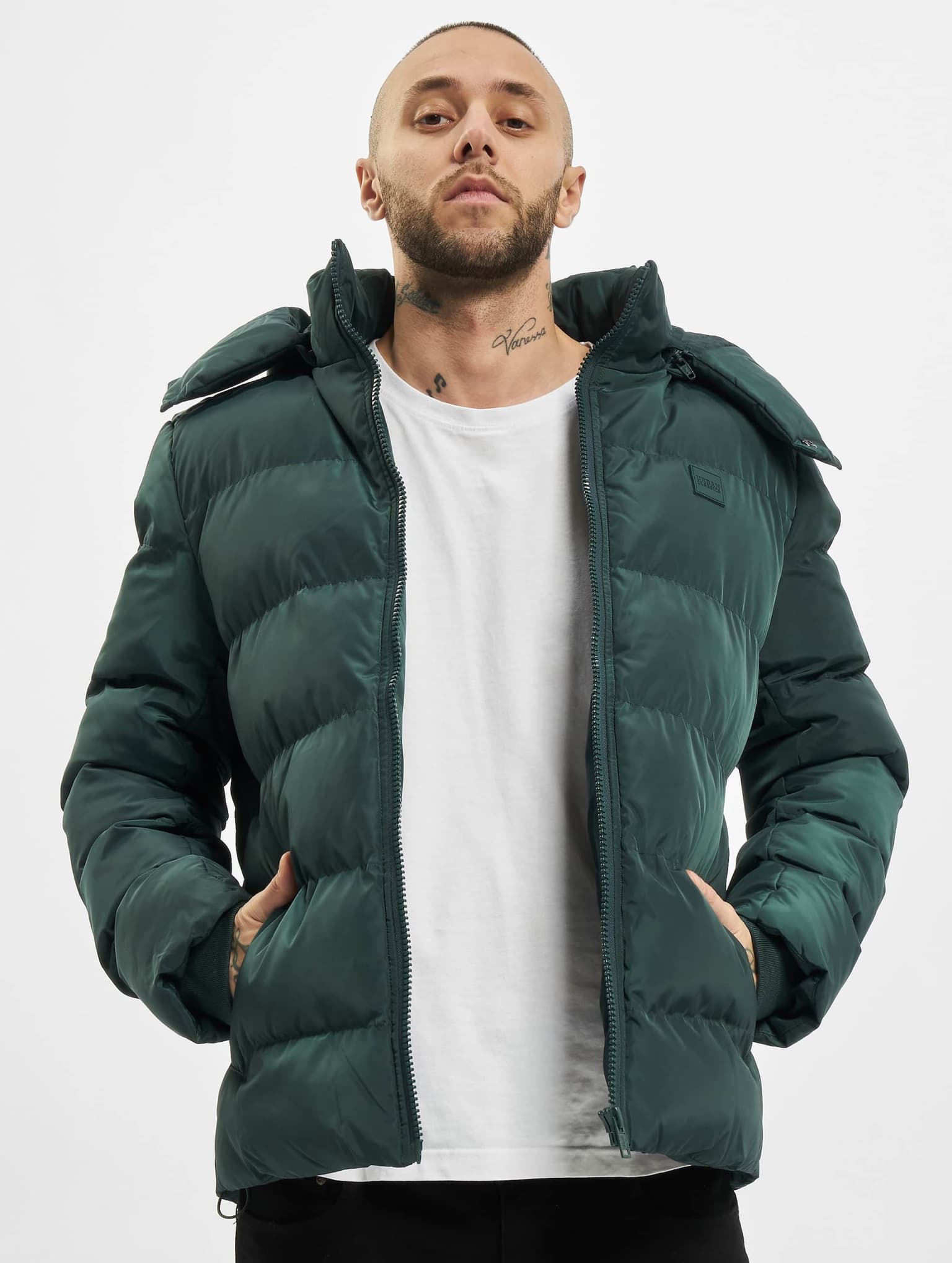 Urban Classics Hooded Puffer Jacket