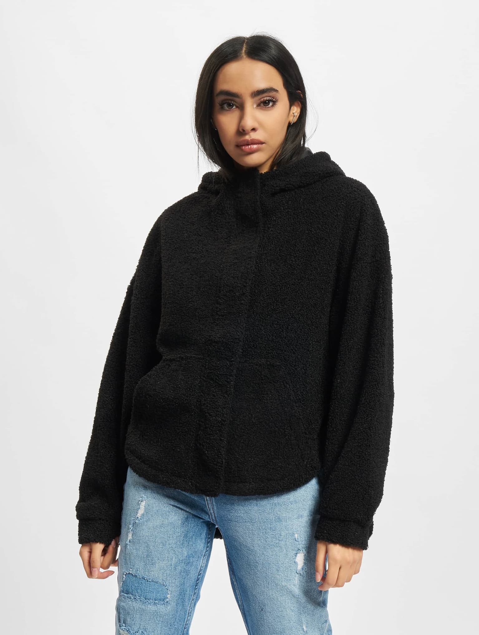 Urban Classics Ladies Short Sherpa Jacket – Bild 3