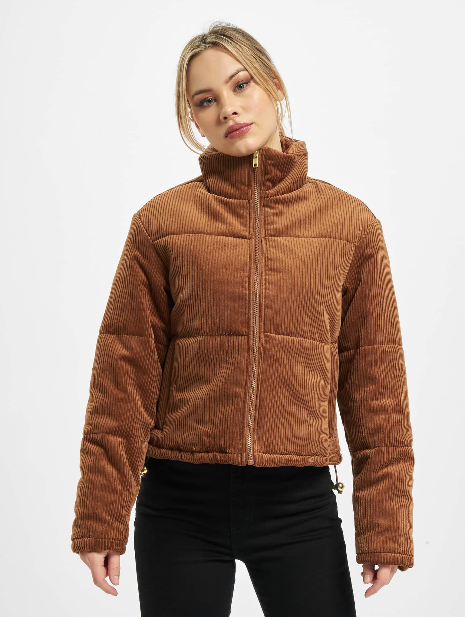 Urban Classics Ladies Corduroy Puffer Jacket – Bild 3