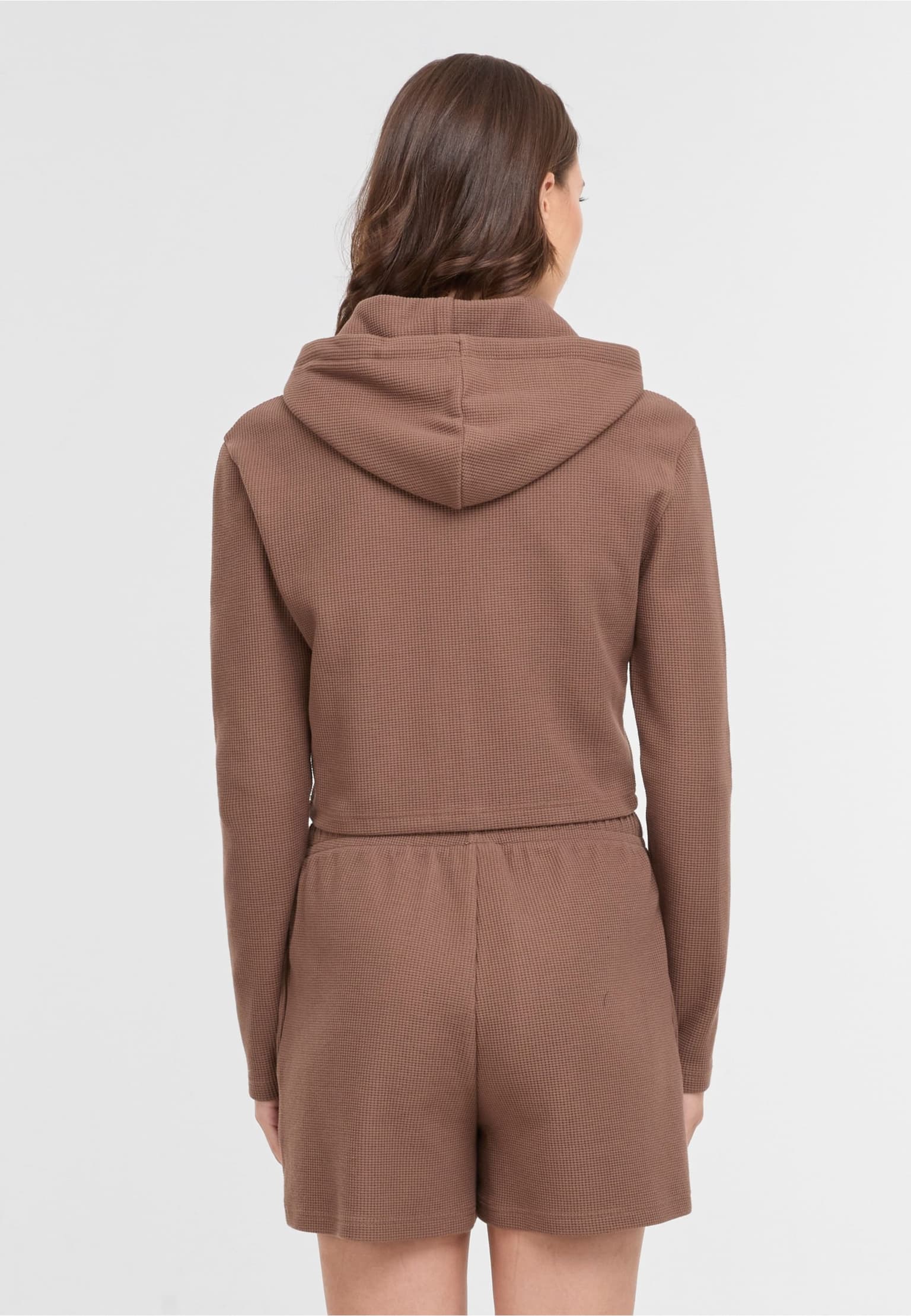 Karl Kani Signature Waffle Cropped Zip Hoodie – Bild 2