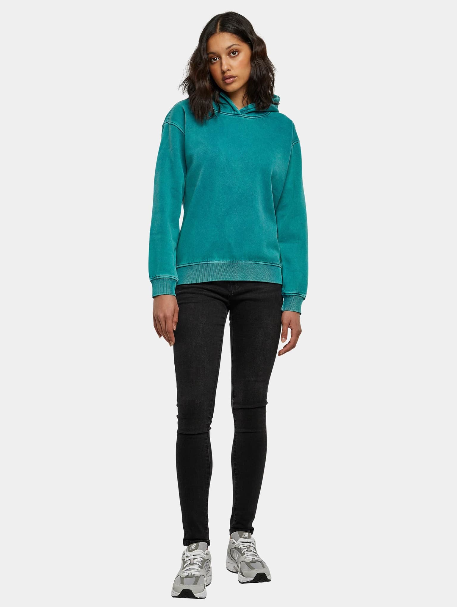 Urban Classics Ladies Stone Washed Hoody – Bild 3