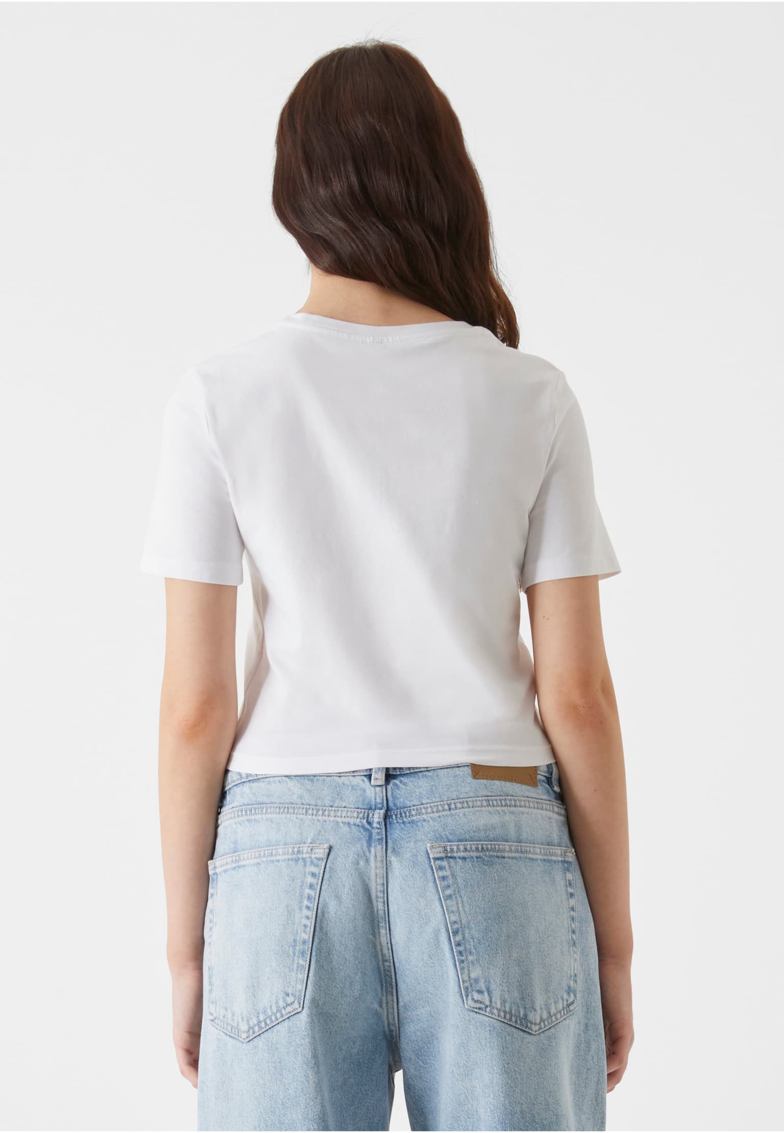 Lost Youth Ladies Cropped Tee - Cowboy Pillows – Bild 2