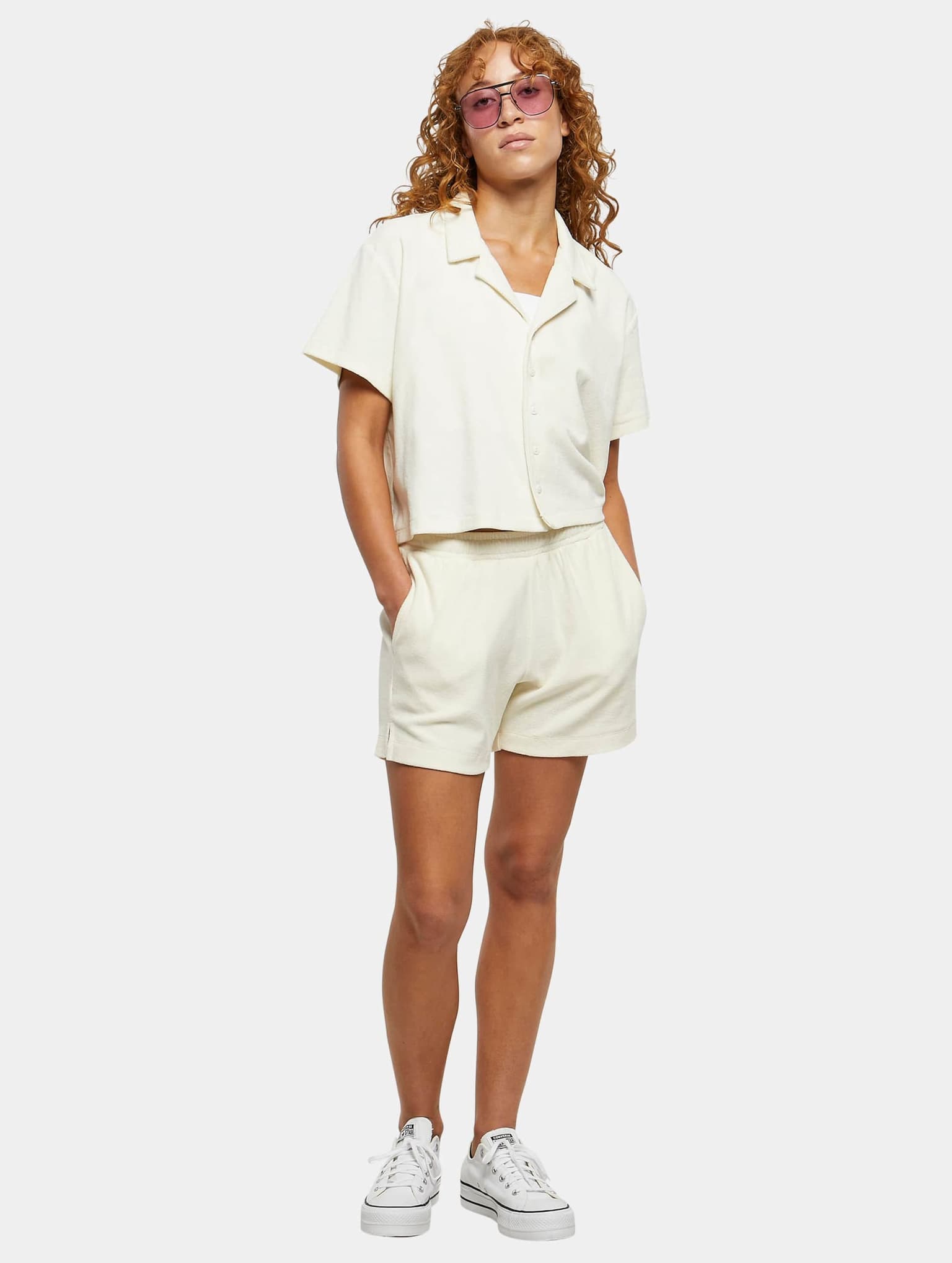 Urban Classics Ladies Towel Resort Shirt – Bild 4