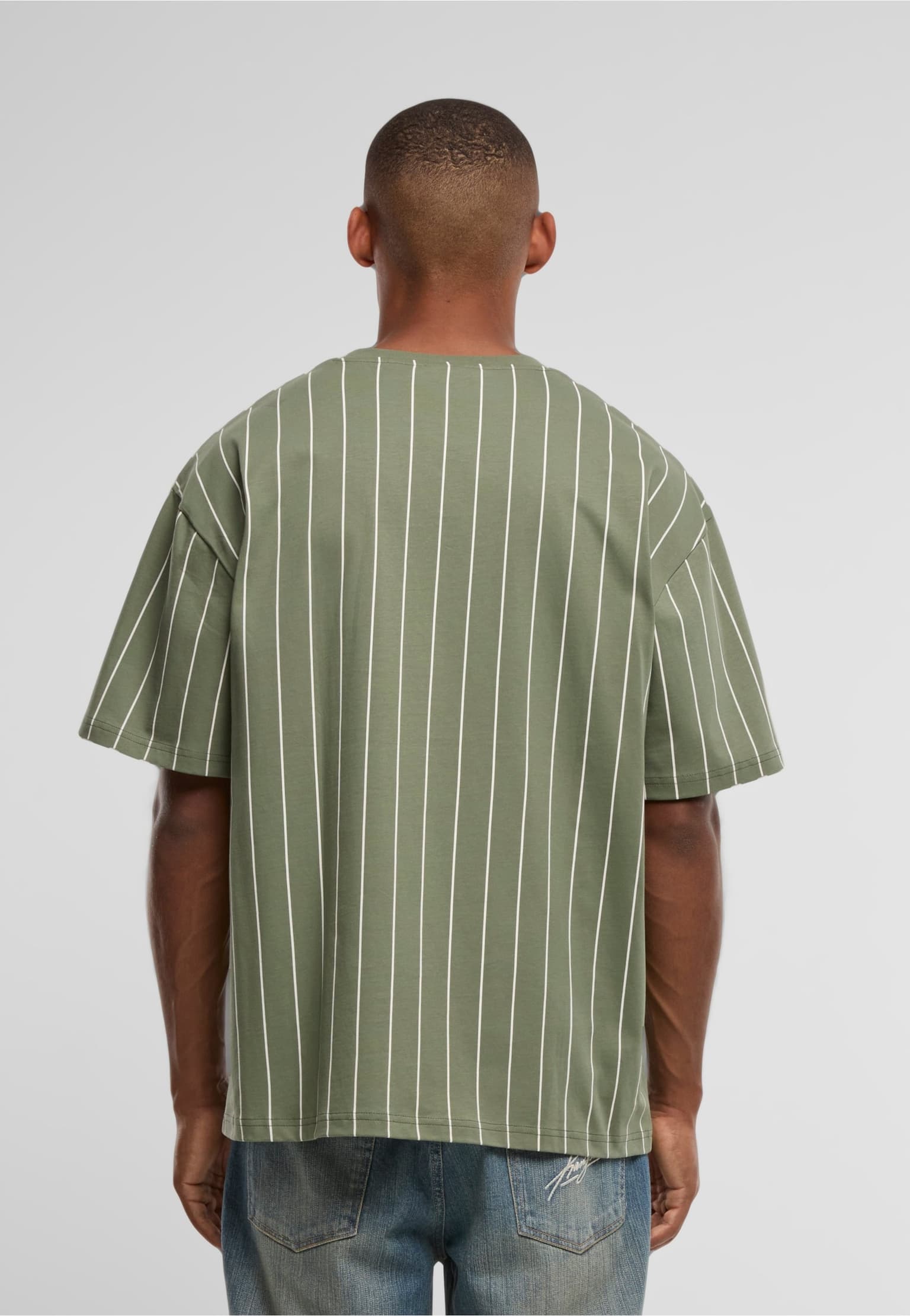 Karl Kani Small Signature Essential Pinstripe Tee – Bild 2