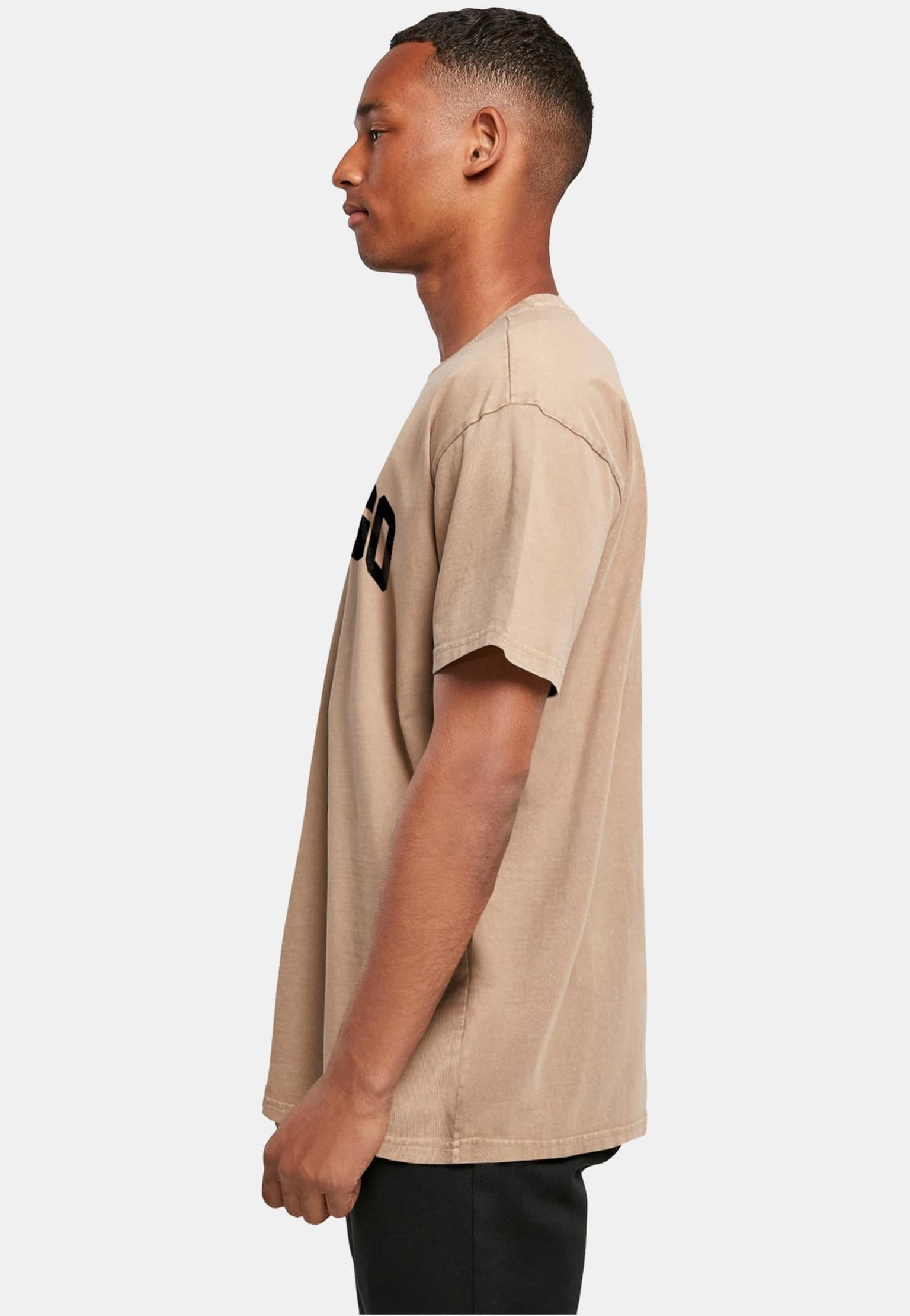 Merchcode Chicago Wording - Acid Washed Oversize Tee – Bild 3
