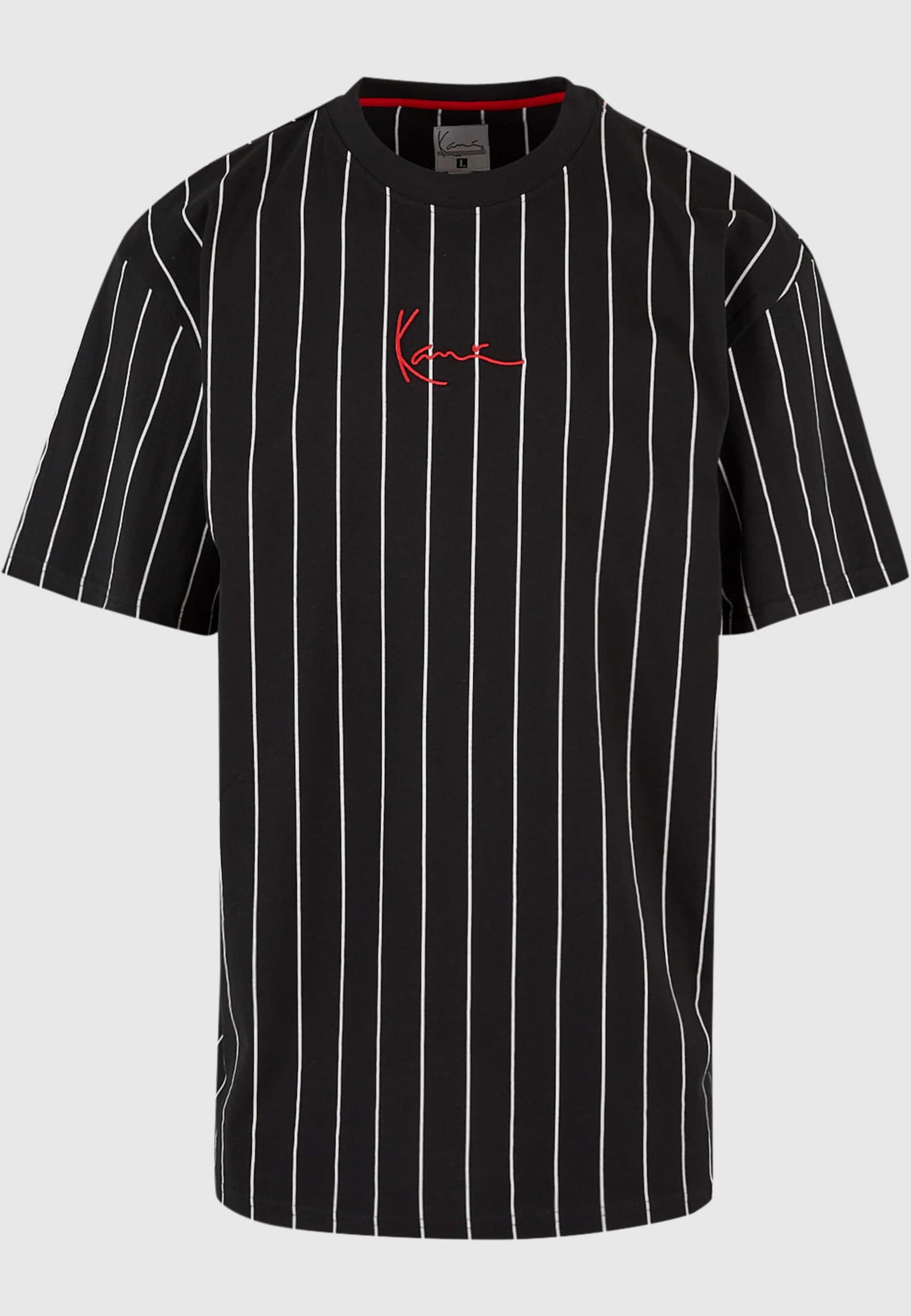 Karl Kani Small Signature Pinstripe Tee black – Bild 3