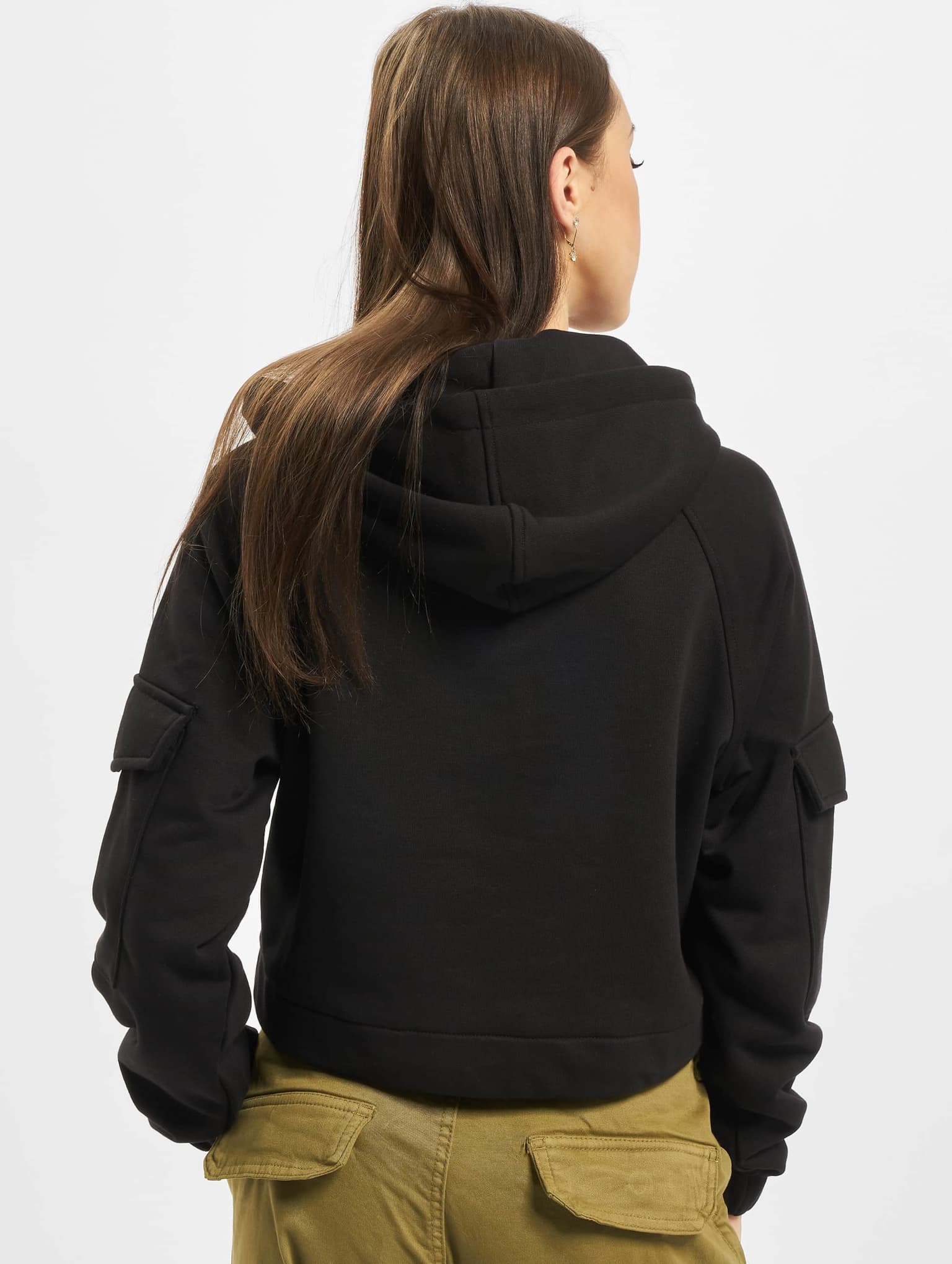 Urban Classics Ladies Short Worker Hoody – Bild 2