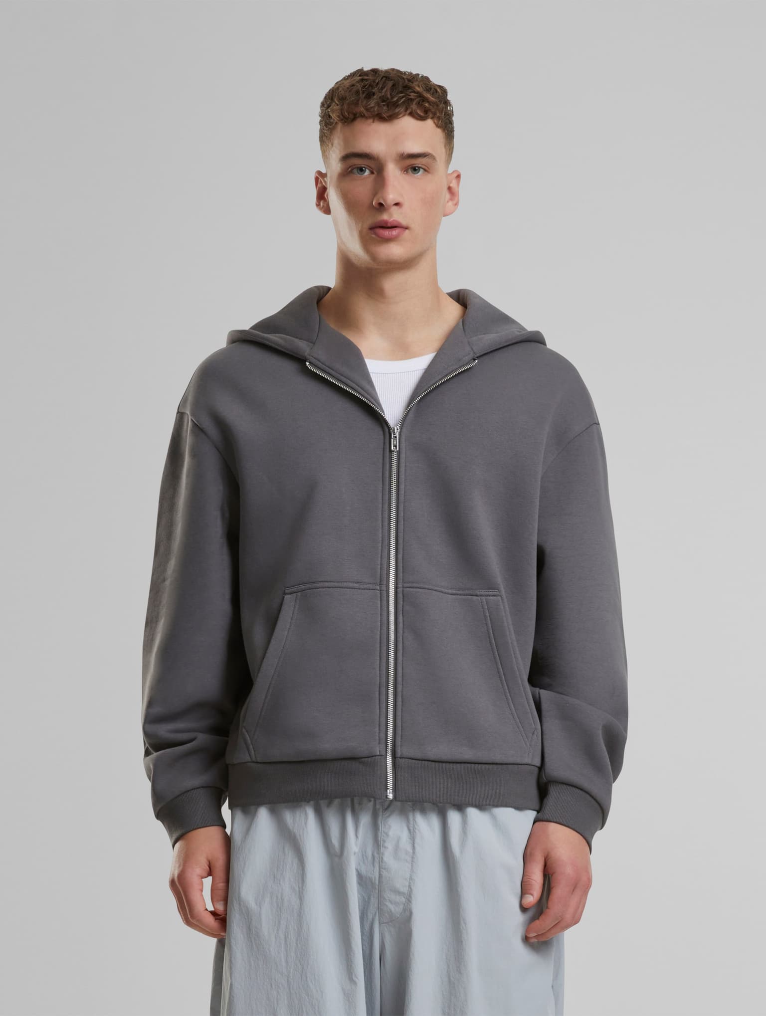Urban Classics Fluffy Zip Hoodie – Bild 3