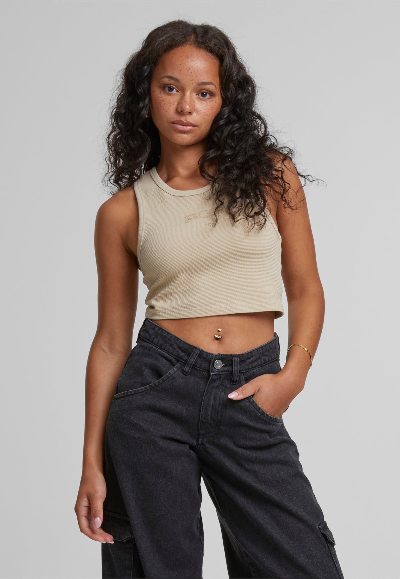 PEQUS Island Defender Crop Top