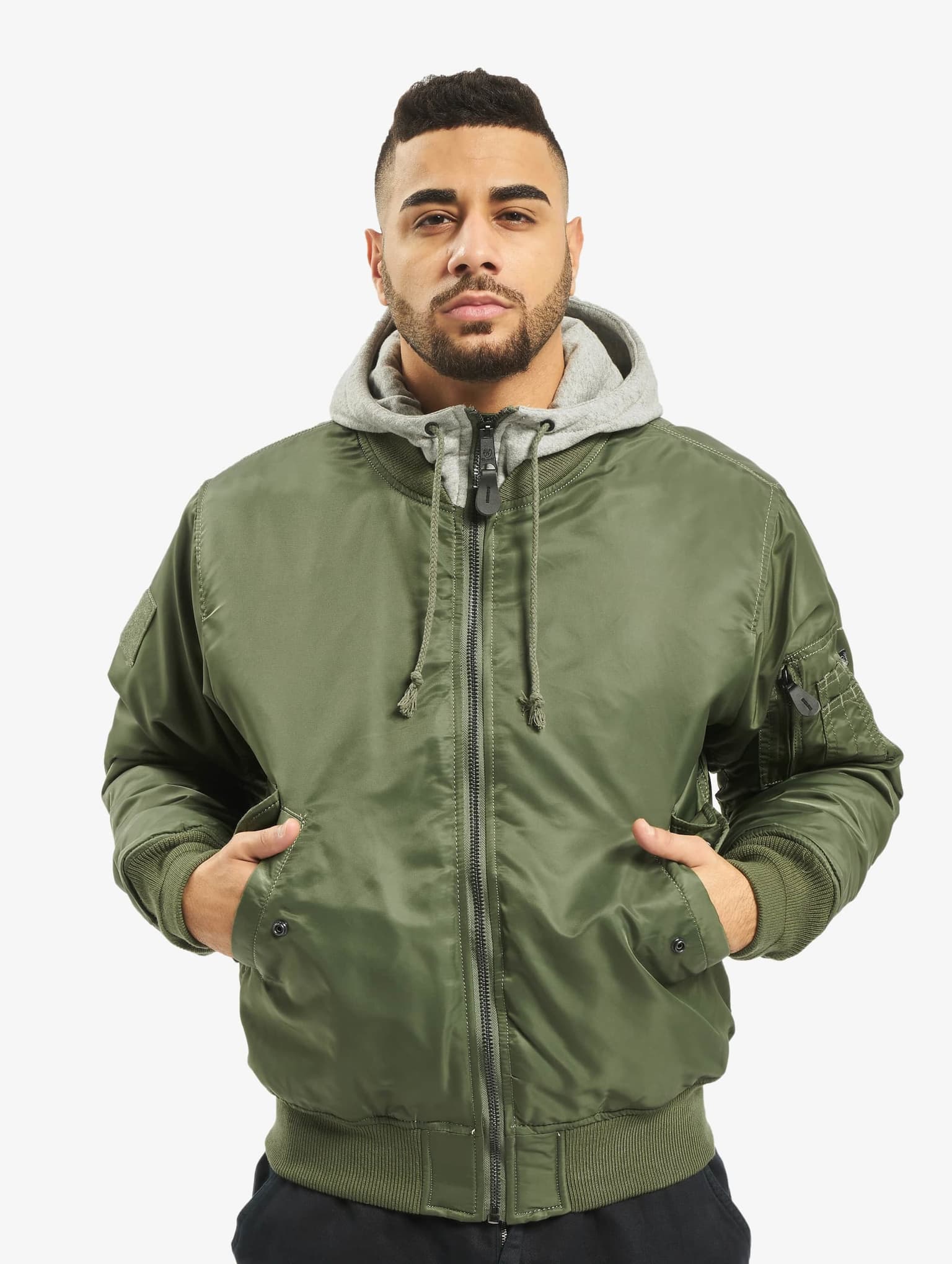 Brandit Hooded MA1 Bomber Jacket – Bild 3