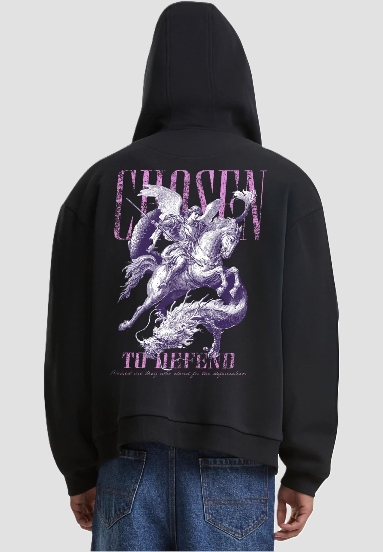 Mister Tee Chosen To Defend Fluffy Zip Hoody – Bild 2