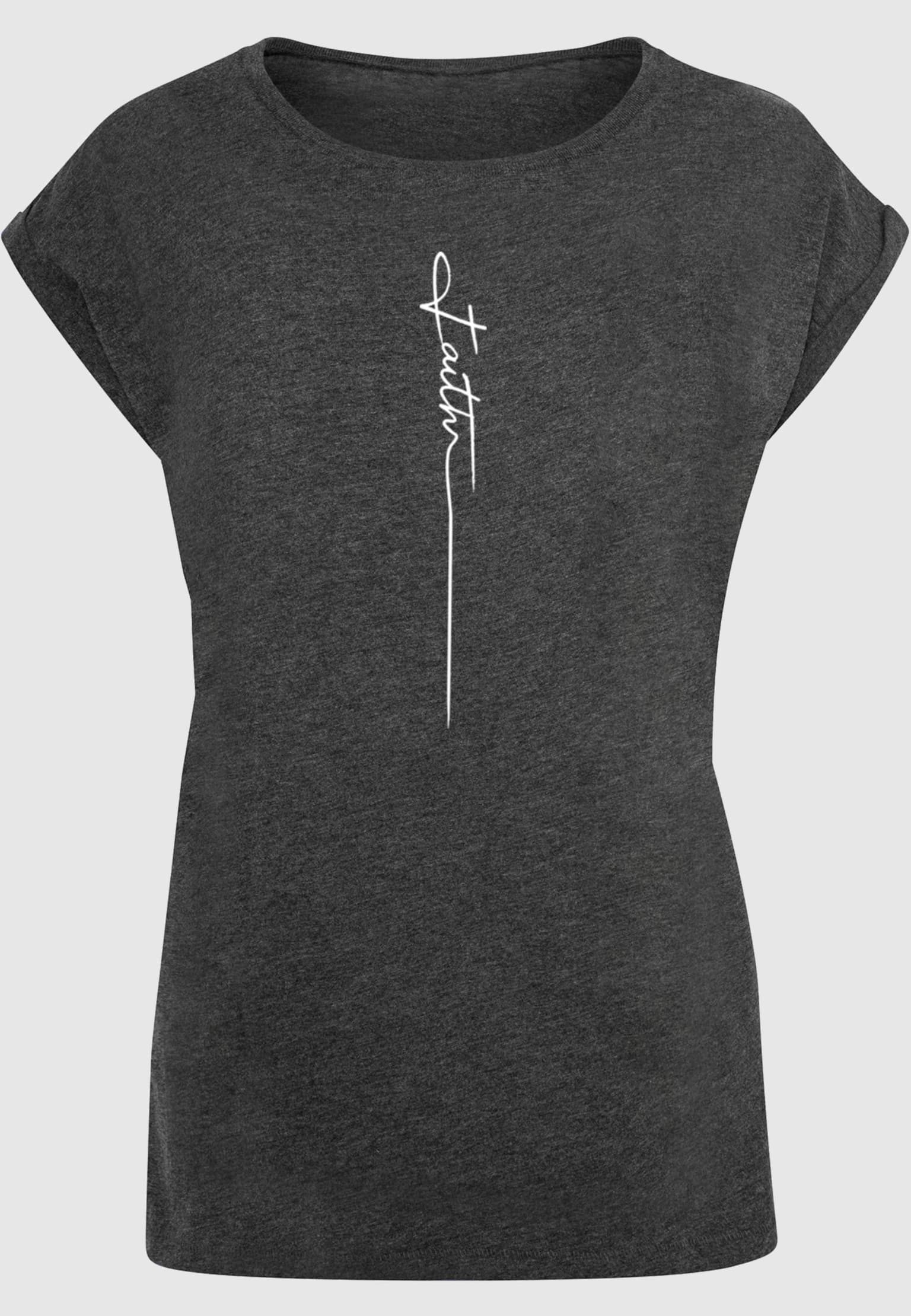 Merchcode Ladies Faith Extended Shoulder Tee – Bild 3
