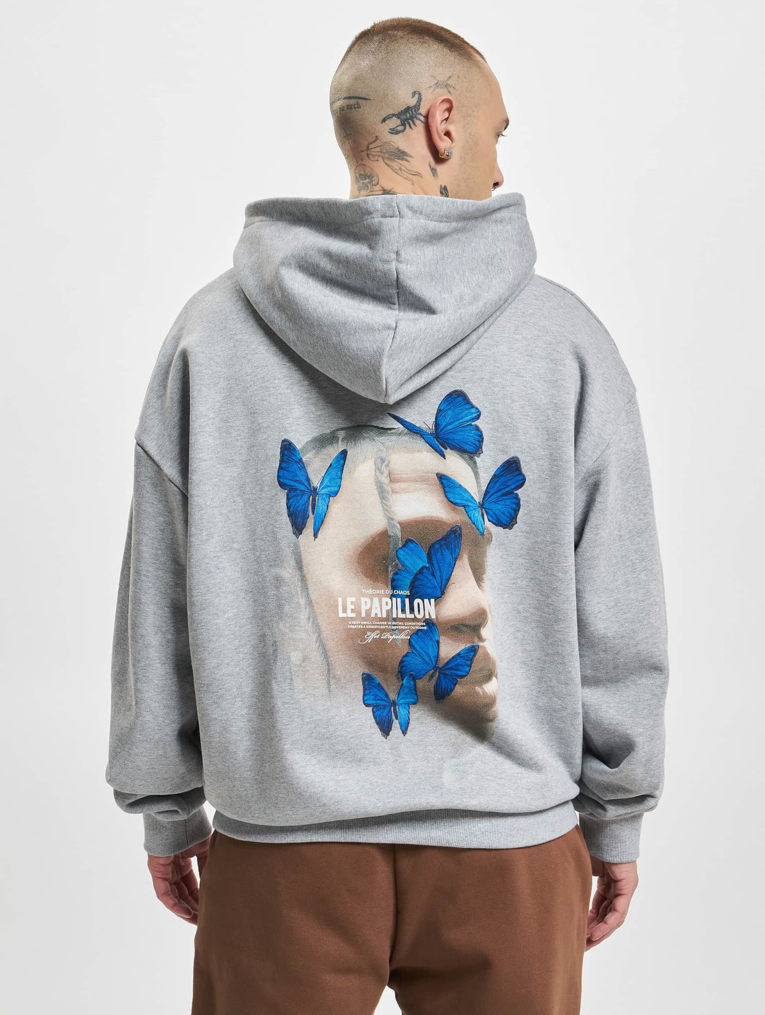 Mister Tee Upscale Le Papillon Heavy Oversize Hoody – Bild 2