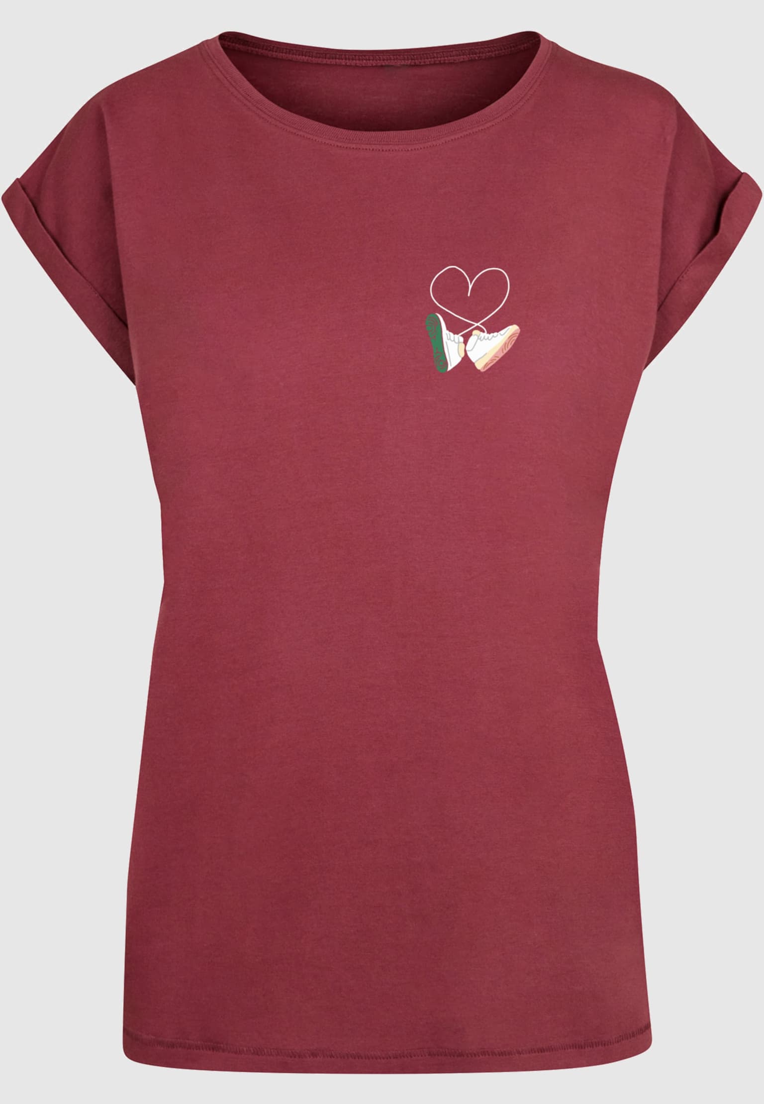Mister Tee Ladies Kicks Love Extended Shoulder – Bild 3