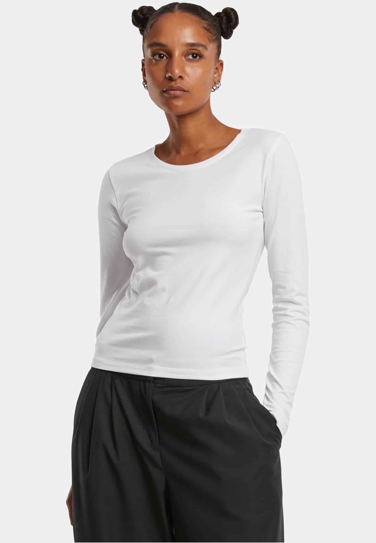 Urban Classics Ladies Basic Super Slim Longsleeve