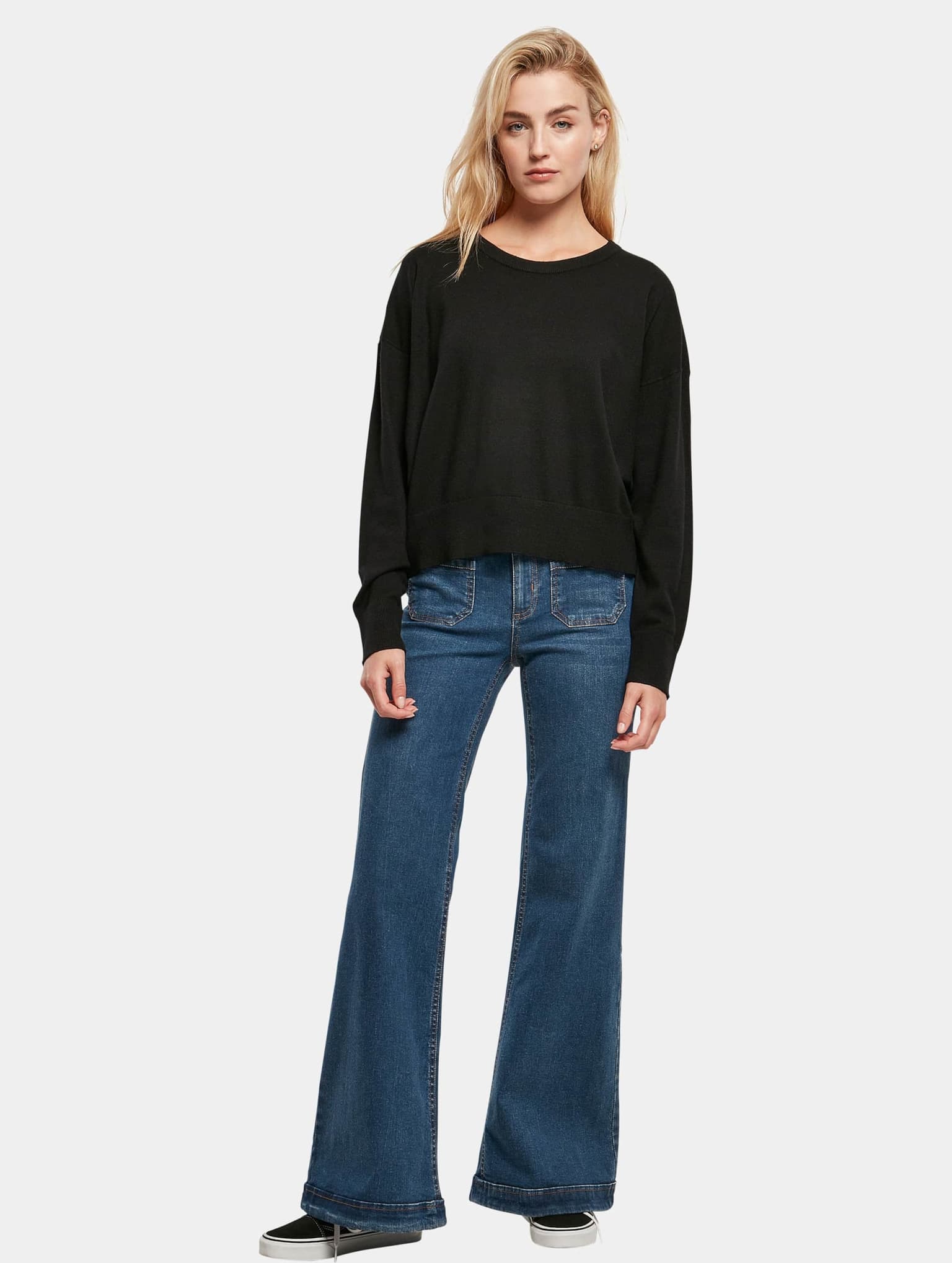 Urban Classics Ladies Eco Viscose Oversized Basic Sweater – Bild 4