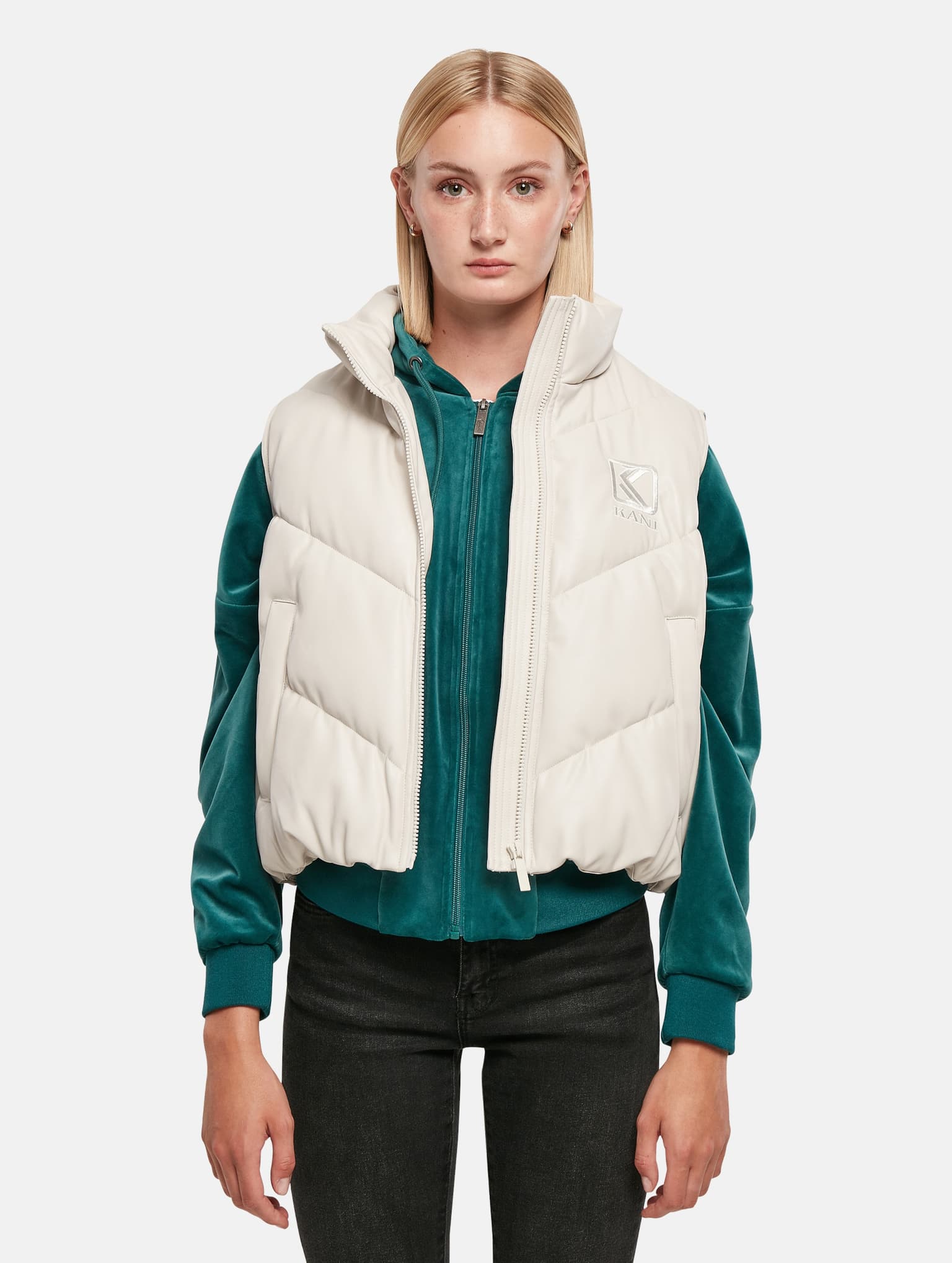 Karl Kani OG Cropped Puffer Vest – Bild 3