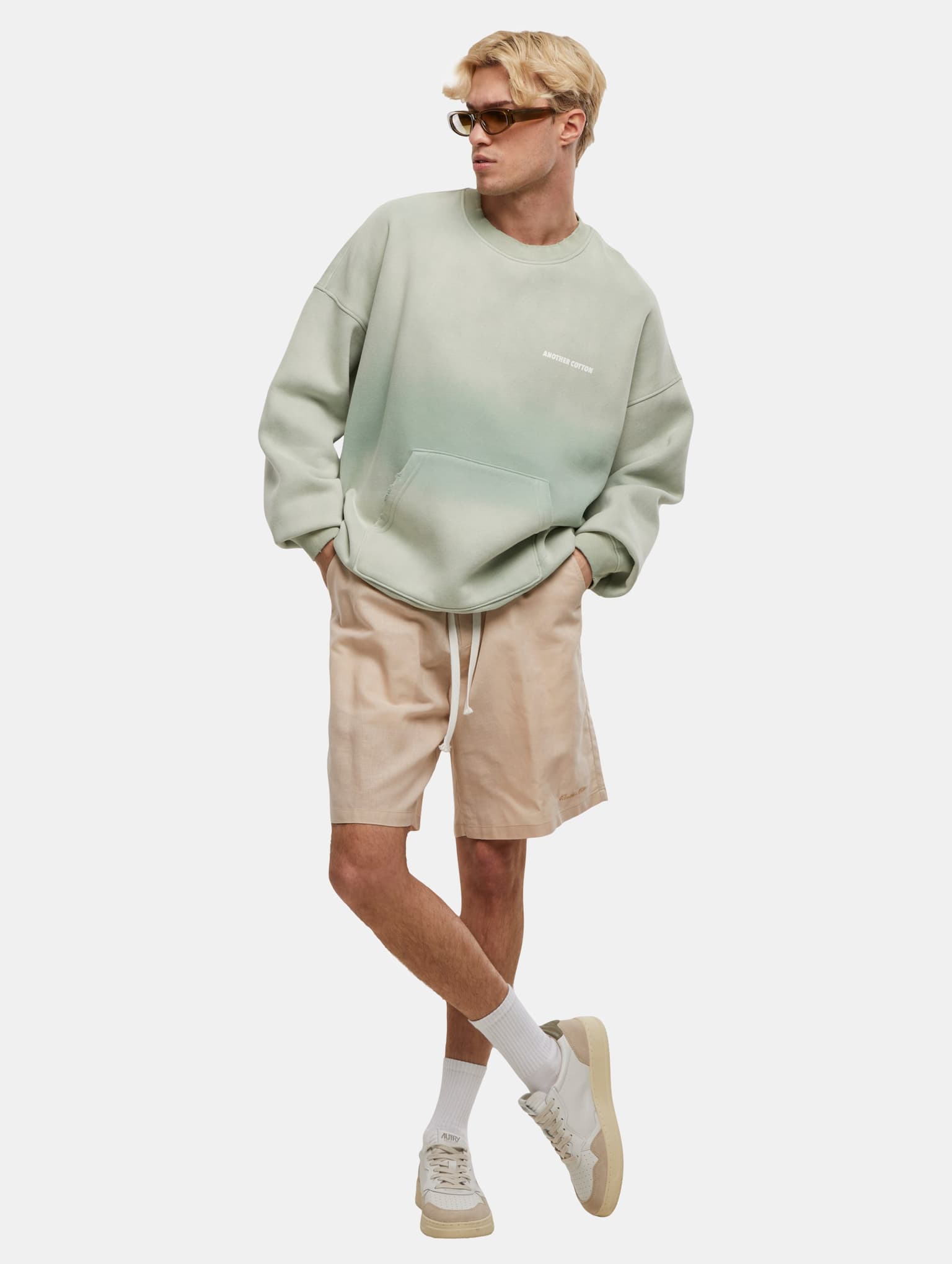 Another Cotton Lab Matcha Oversized Washed Sweater – Bild 4