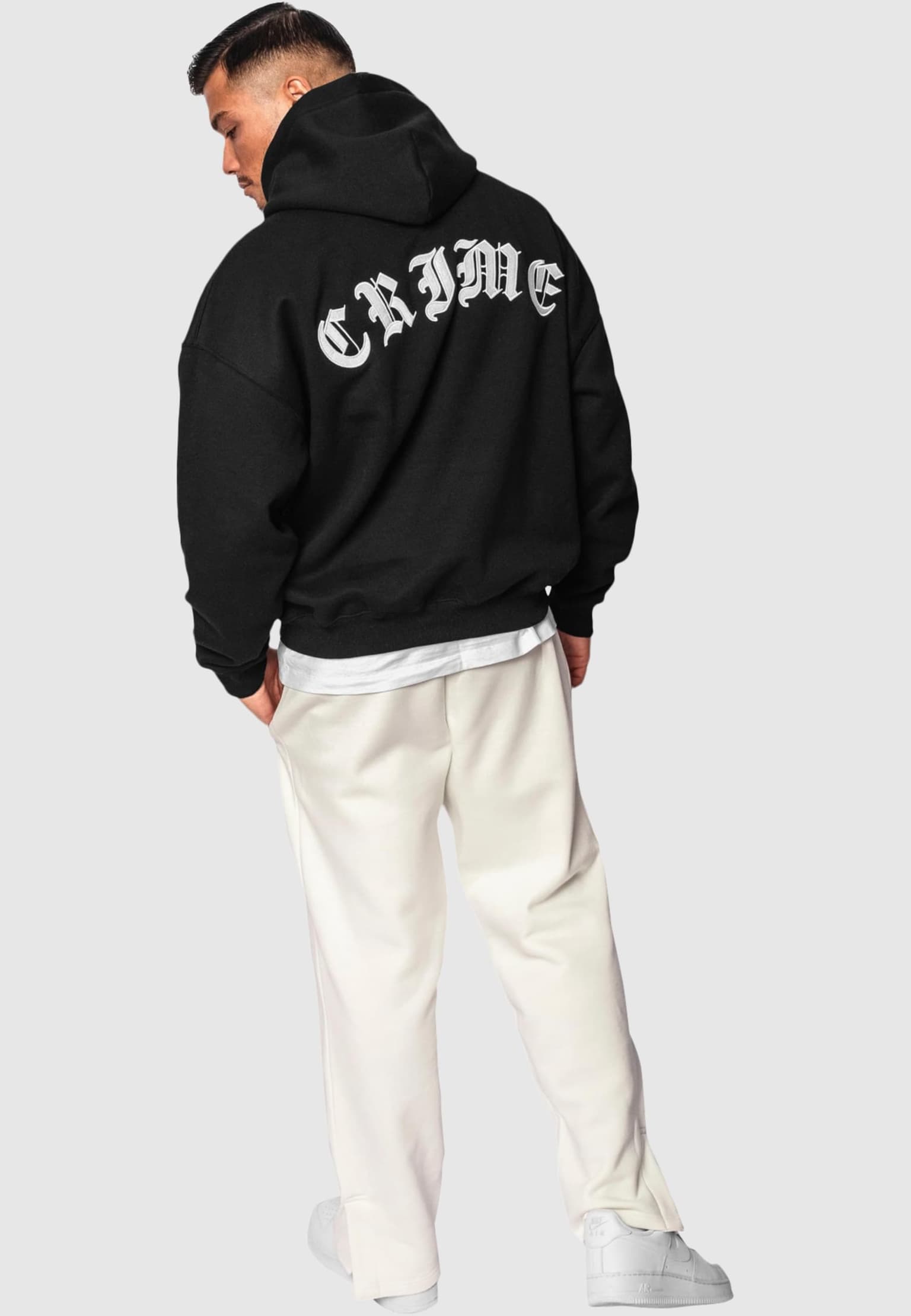 Dropsize Heavy Oversize Crime Hoodie – Bild 3