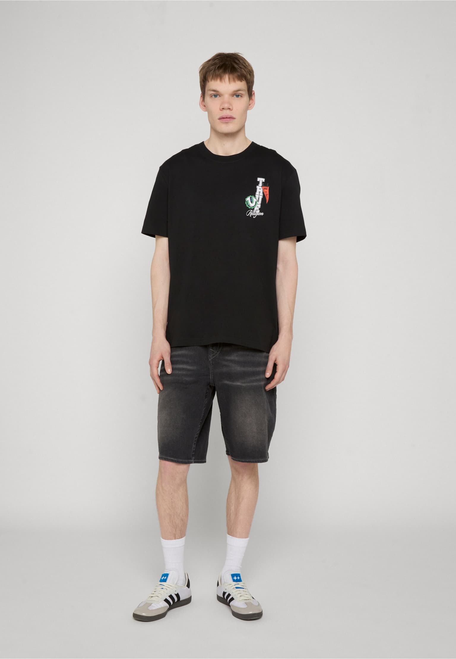True Religion SS HS PENNANTS TEE – Bild 3